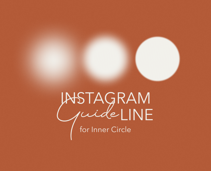 Instagram Guideline for Inner Circle — Брендинг, Графика на Dprofile