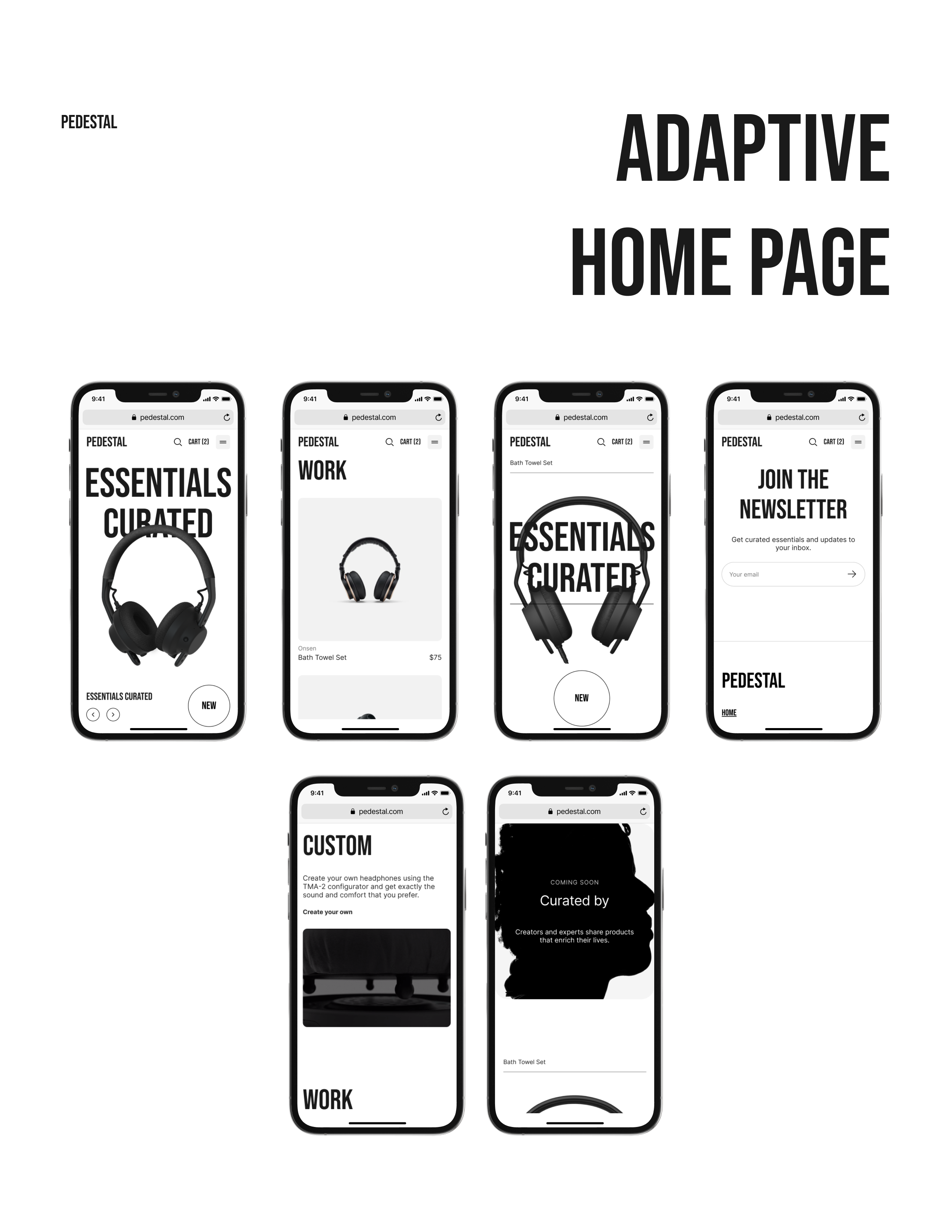 PEDESTAL | AIAIAI — Изображение №6 — Интерфейсы на Dprofile