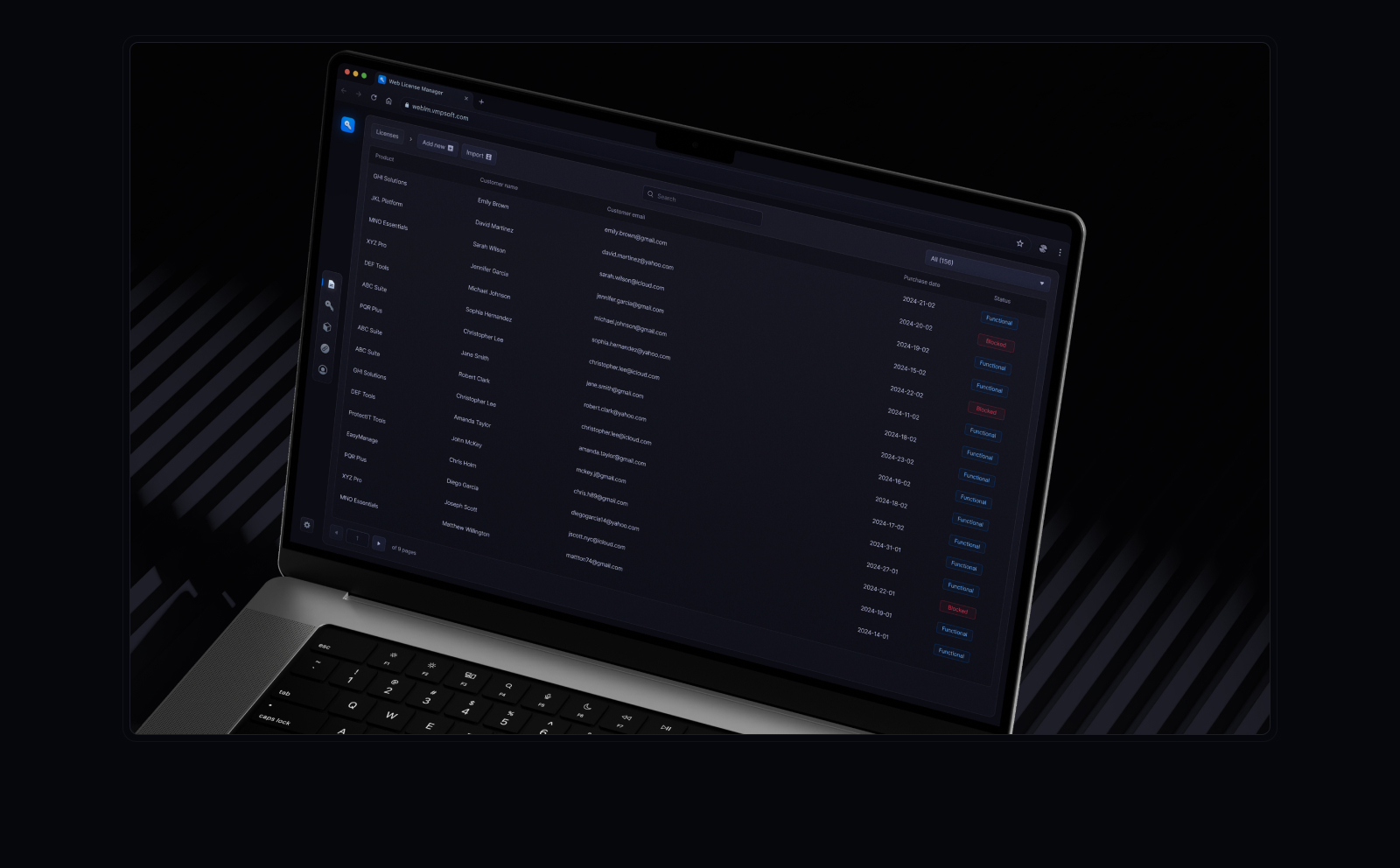 Web License Manager — Изображение №1 — Интерфейсы на Dprofile