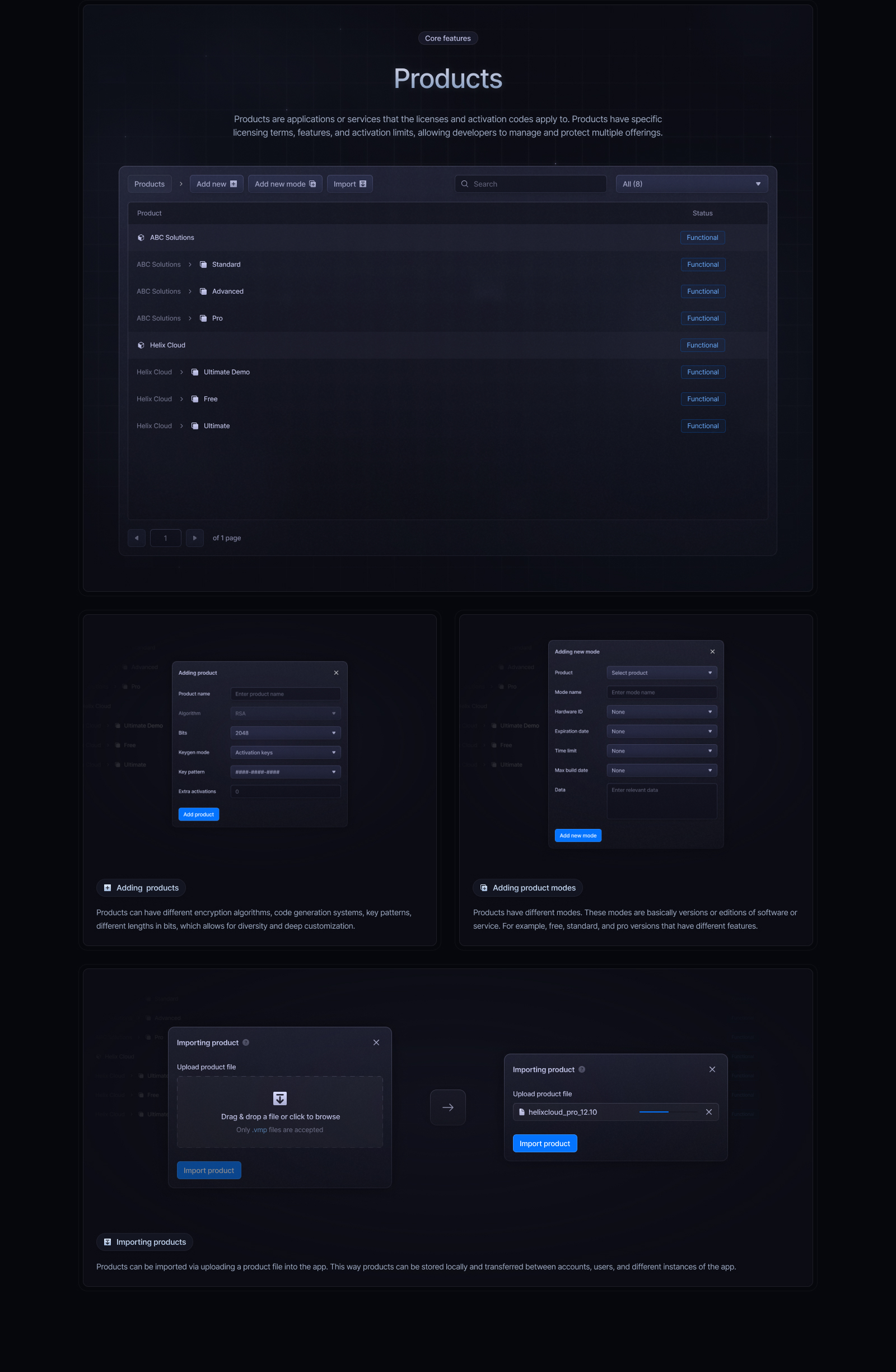 Web License Manager — Изображение №7 — Интерфейсы на Dprofile