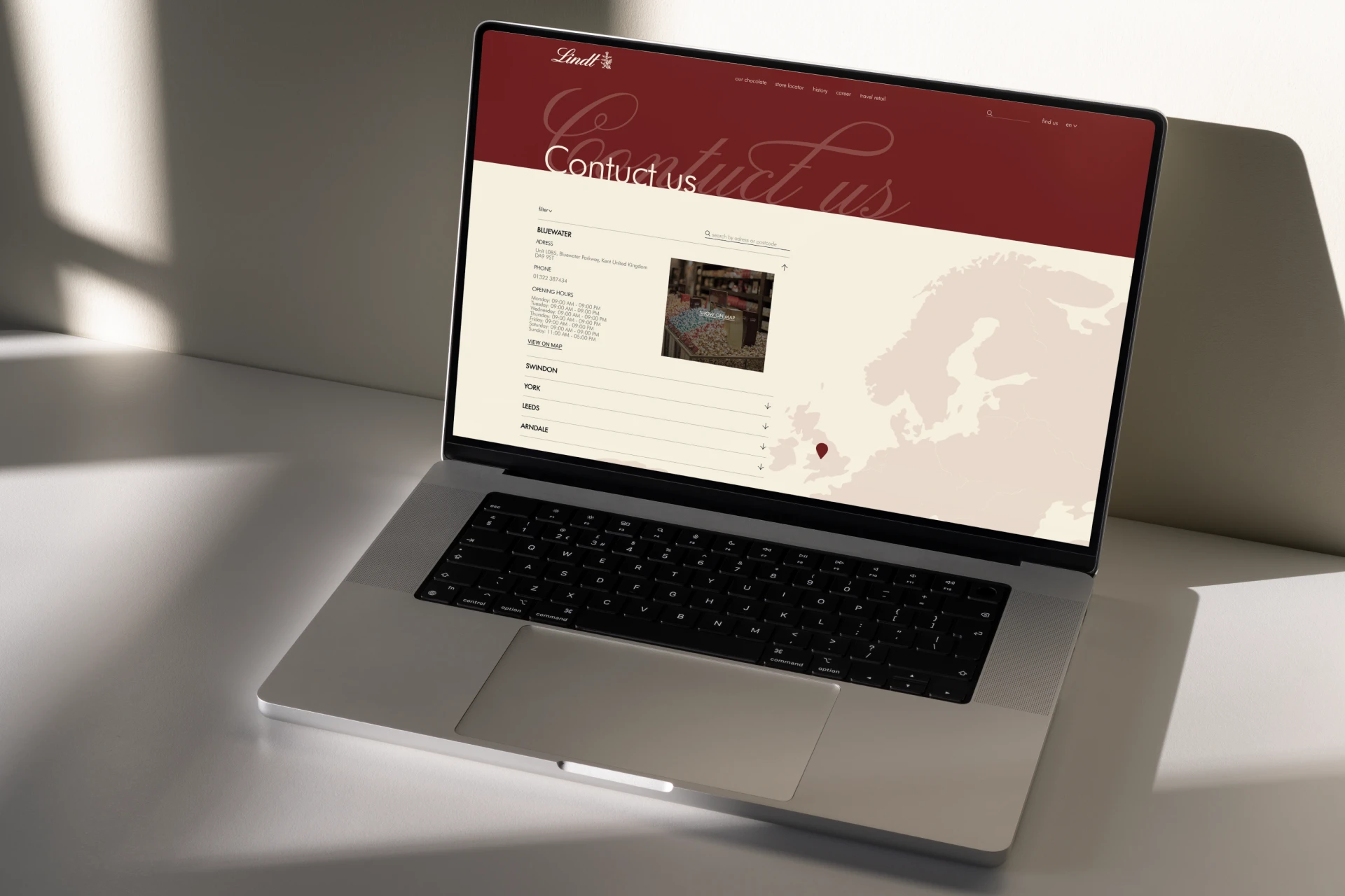 LINDT | e-commerce redisign — Изображение №12 — Интерфейсы, Брендинг на Dprofile