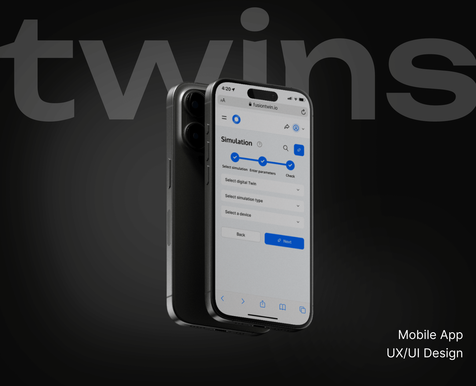 Twins | Mobile | UX Design на Dprofile
