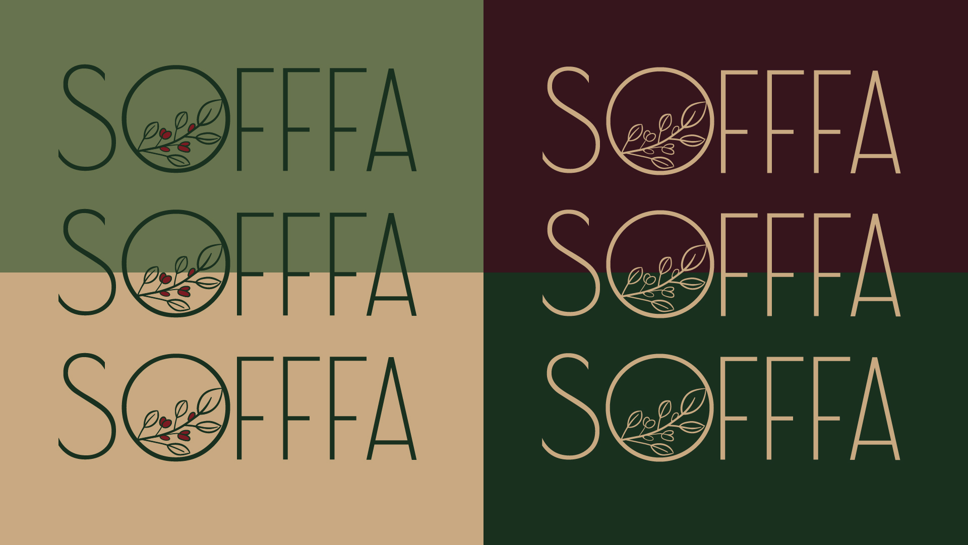 Логотип и Фирменный стиль кофейни SOFFFA — Изображение №3 — Брендинг на Dprofile