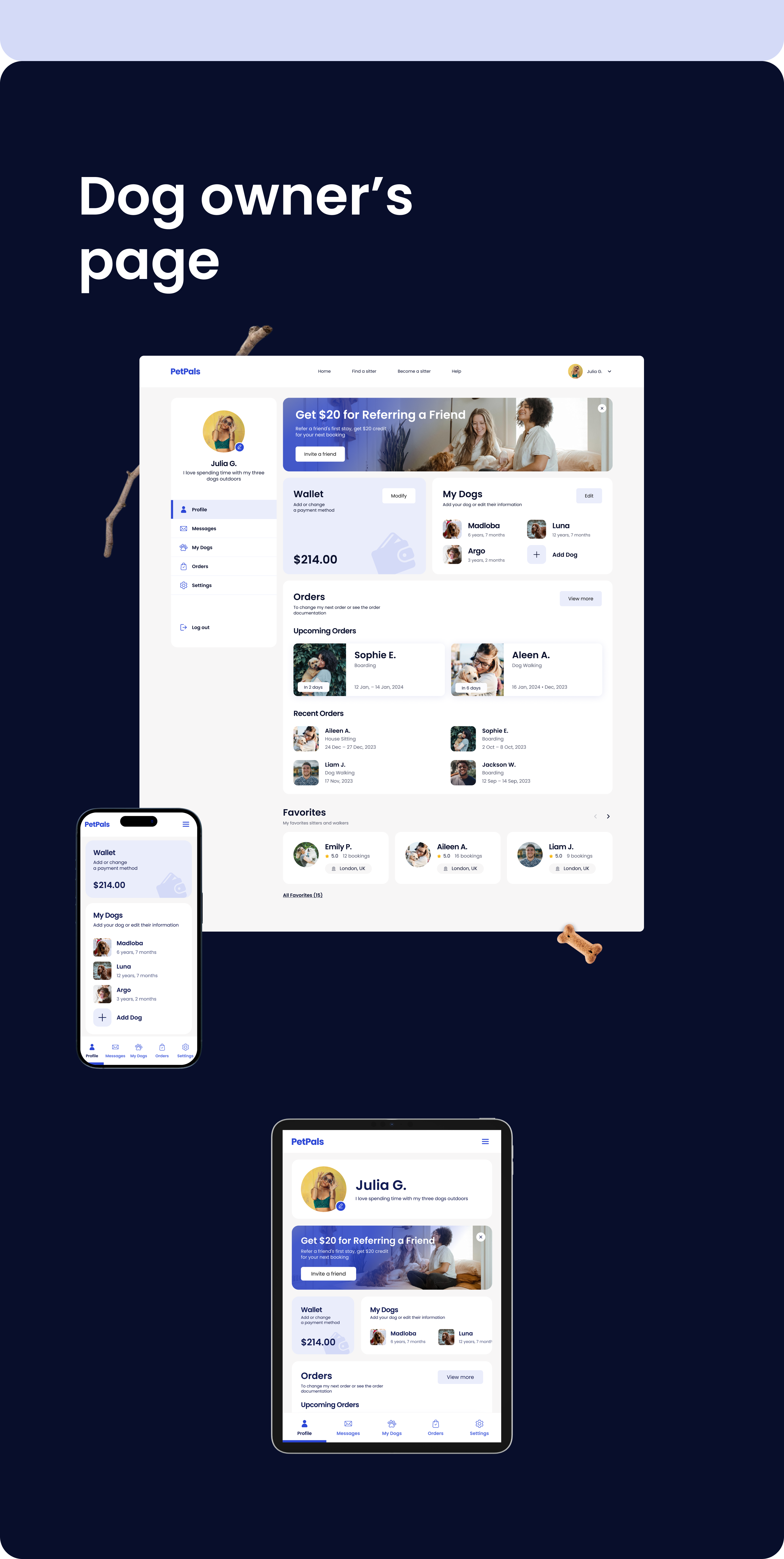 PetPals: Website Concept — Изображение №8 — Интерфейсы на Dprofile