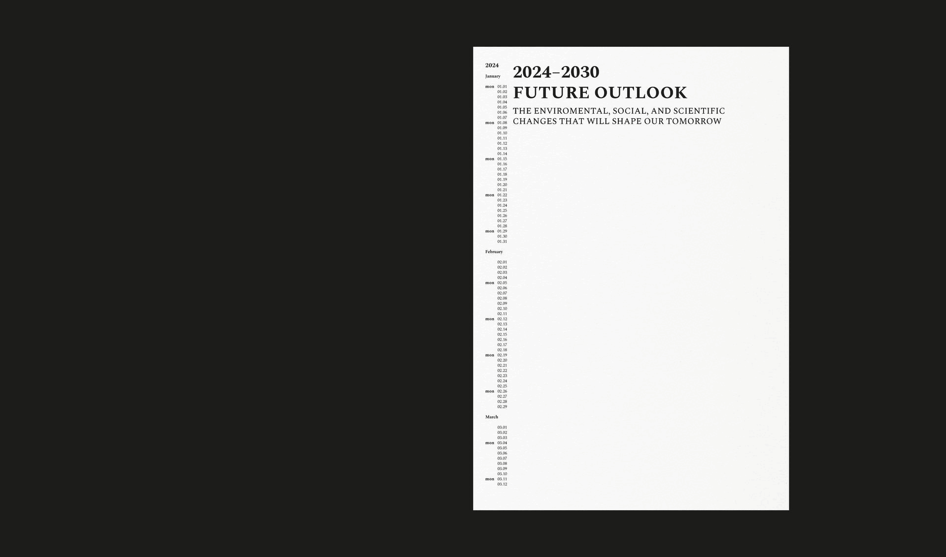 Календарь 2024–2030 — Изображение №1 — Графика на Dprofile