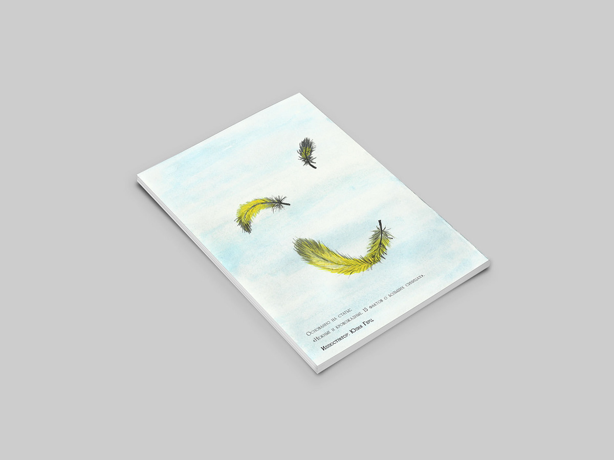 "ТАКАЯ ПТИЦА". Книга-картинка о синицах. — Изображение №12 — Иллюстрация, Графика на Dprofile