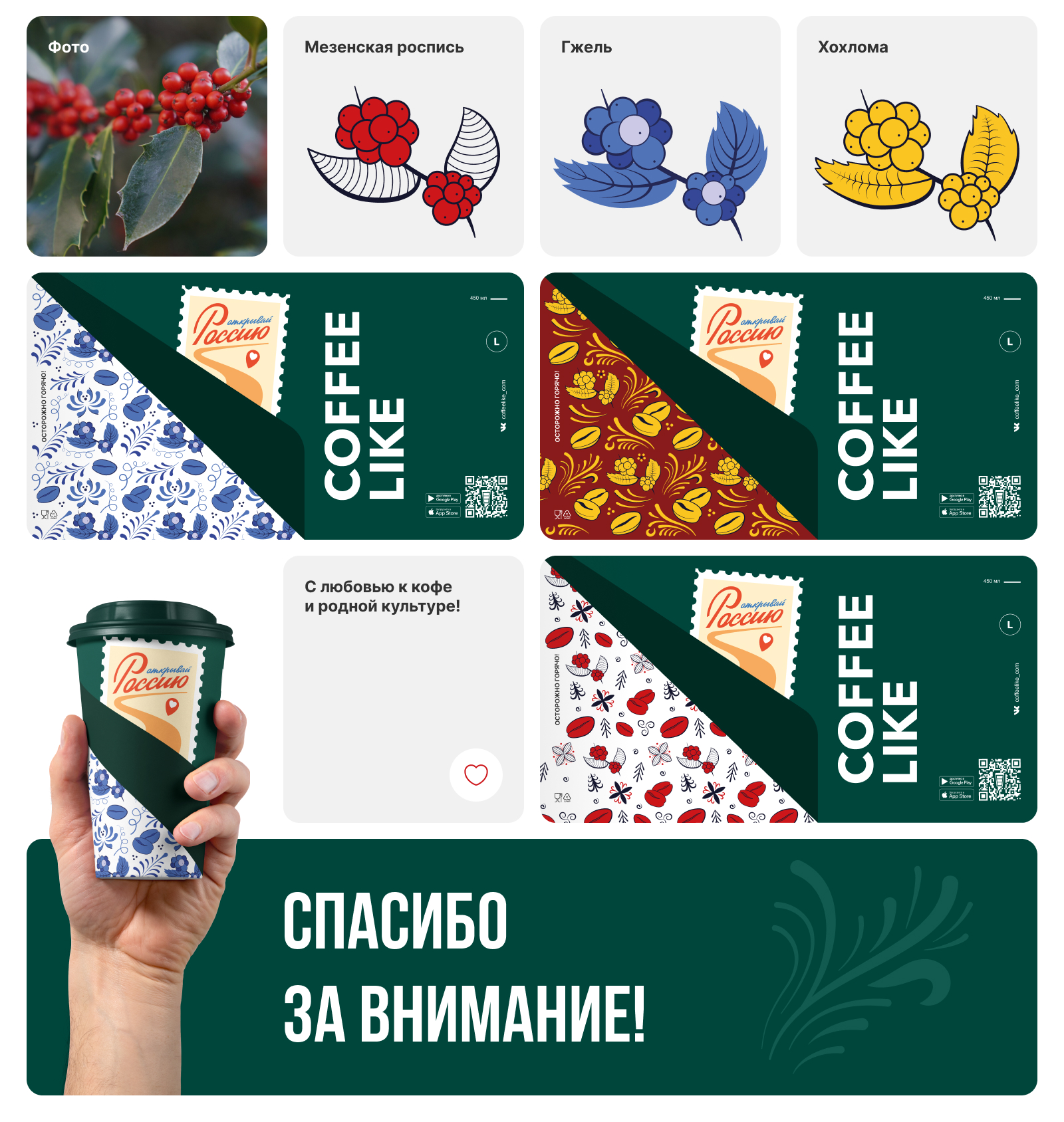 Открывай Россию! | Coffee Like x Dprofile — Изображение №5 — Брендинг на Dprofile