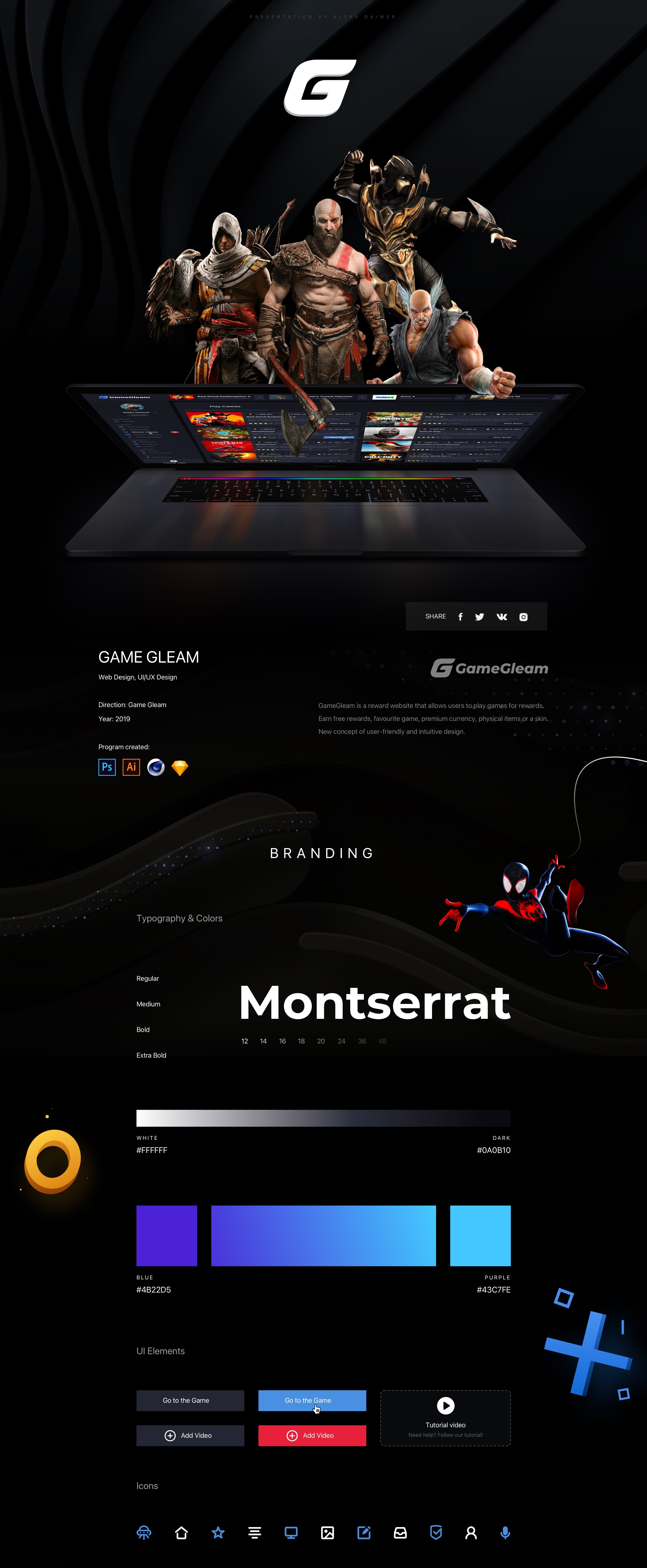 Game Gleam — Изображение №1 — Интерфейсы на Dprofile