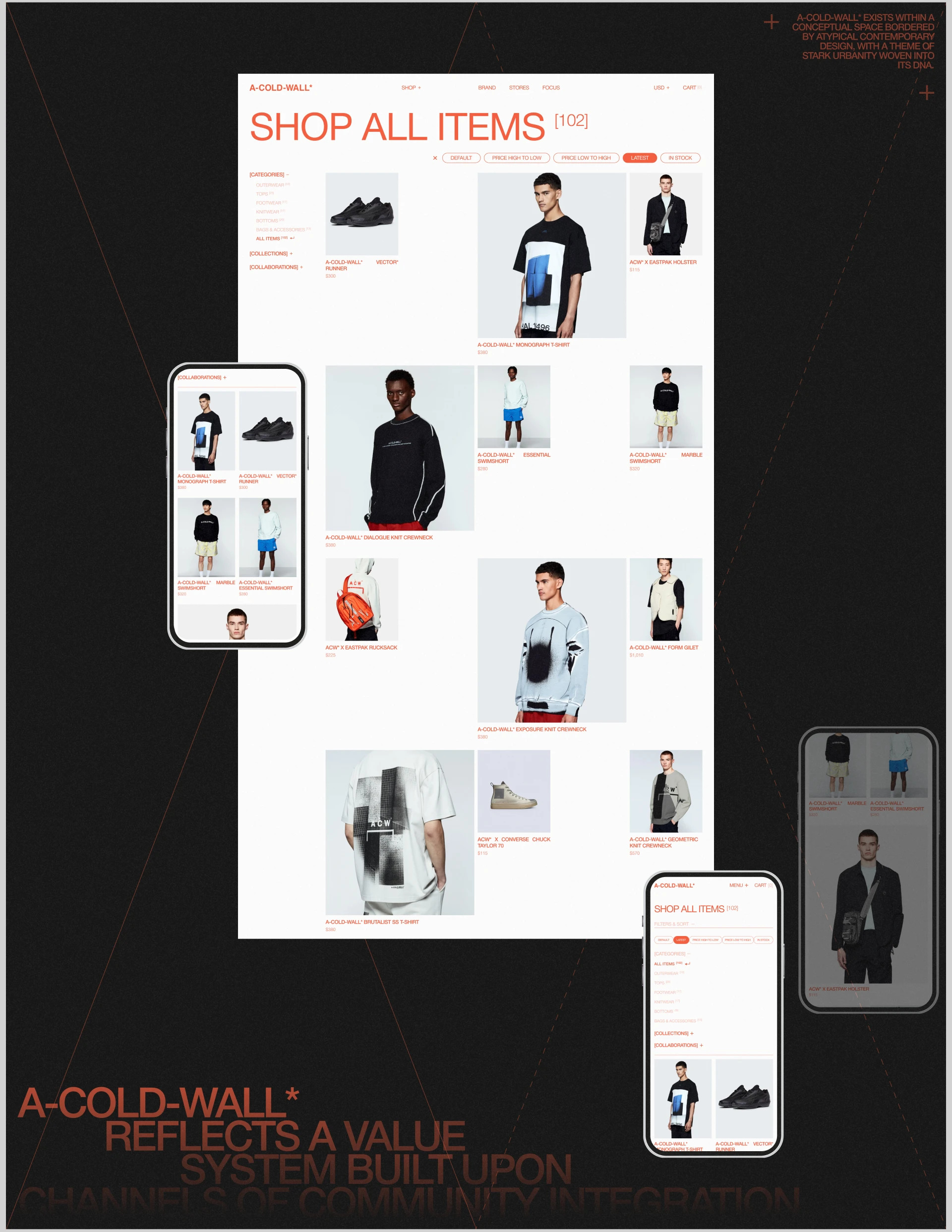 A-COLD-WALL* | E-commerce redesign — Изображение №5 — Интерфейсы на Dprofile