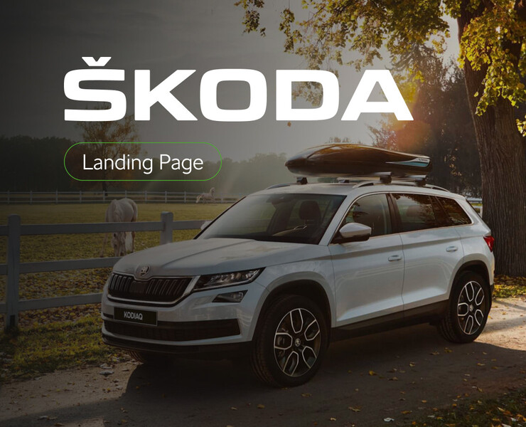 Škoda / Landing Page — Интерфейсы на Dprofile