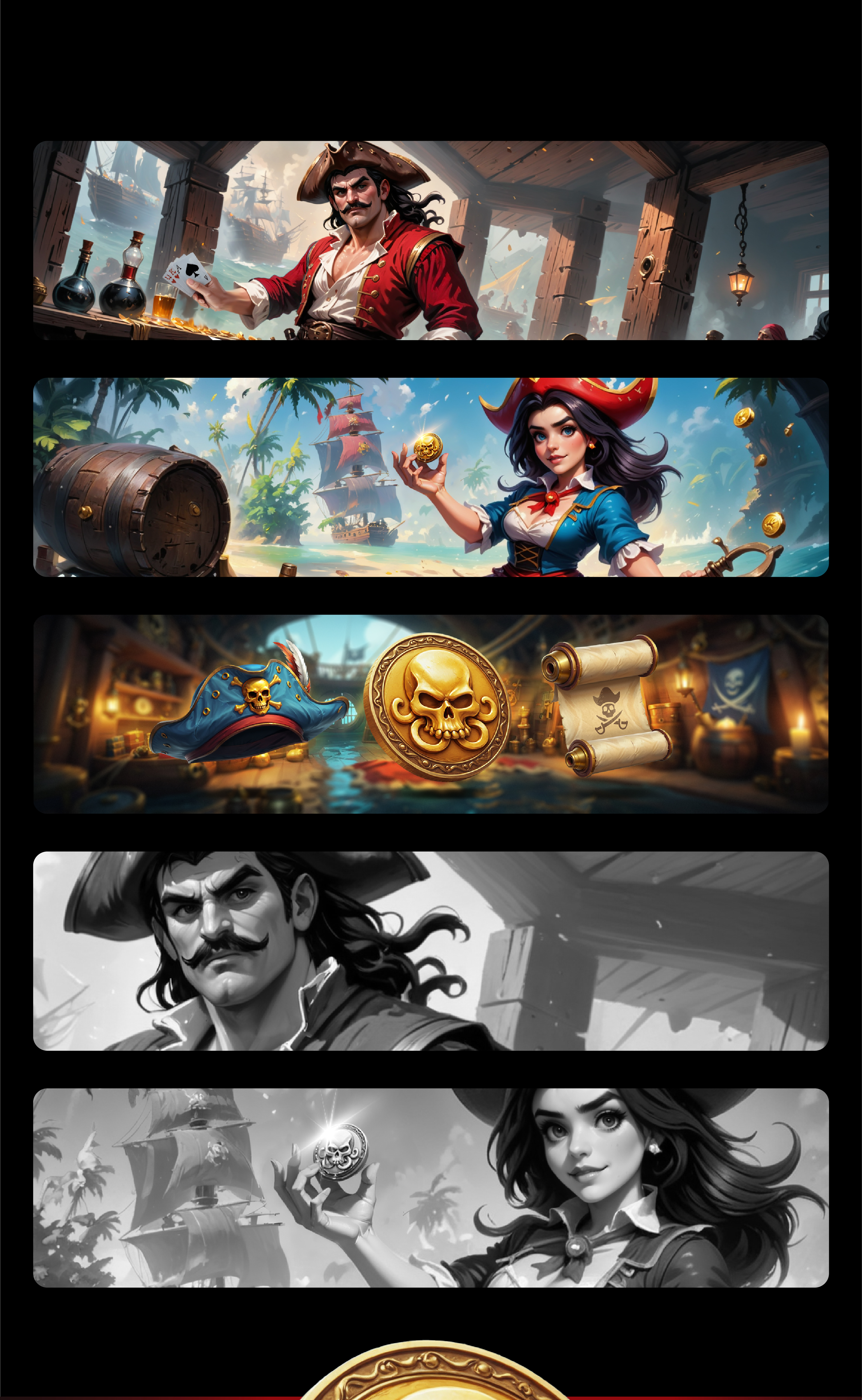 Pirate harbor (Дизайн игровых персонажей и иконок) — Изображение №5 — Иллюстрация на Dprofile