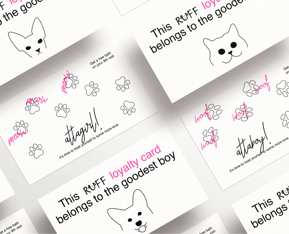 брендинг груминг-салона ruff — Брендинг, Иллюстрация на Dprofile