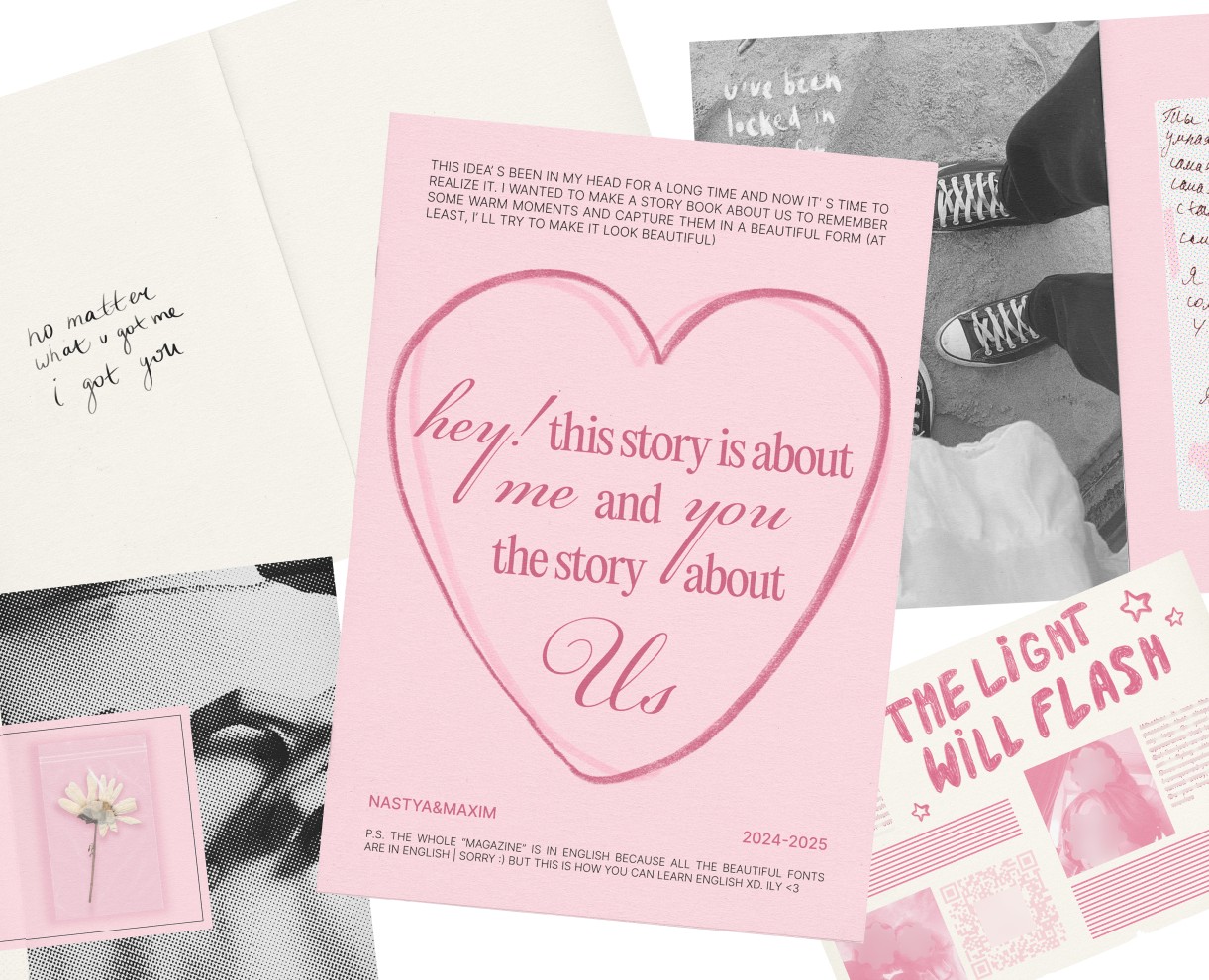 love letter | personal zine | zine design на Dprofile