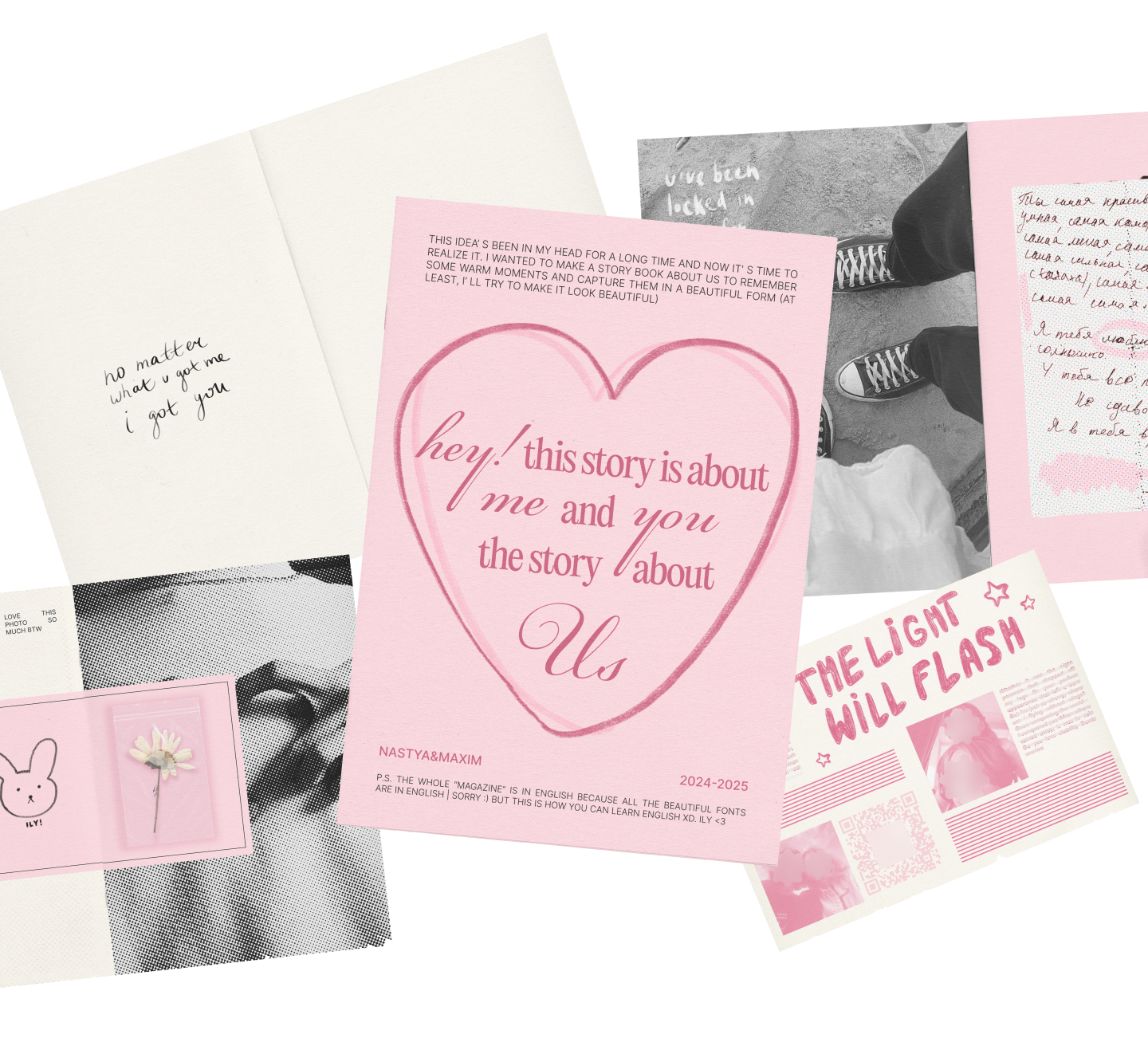 love letter | personal zine | zine design — Изображение №1 — Графика на Dprofile
