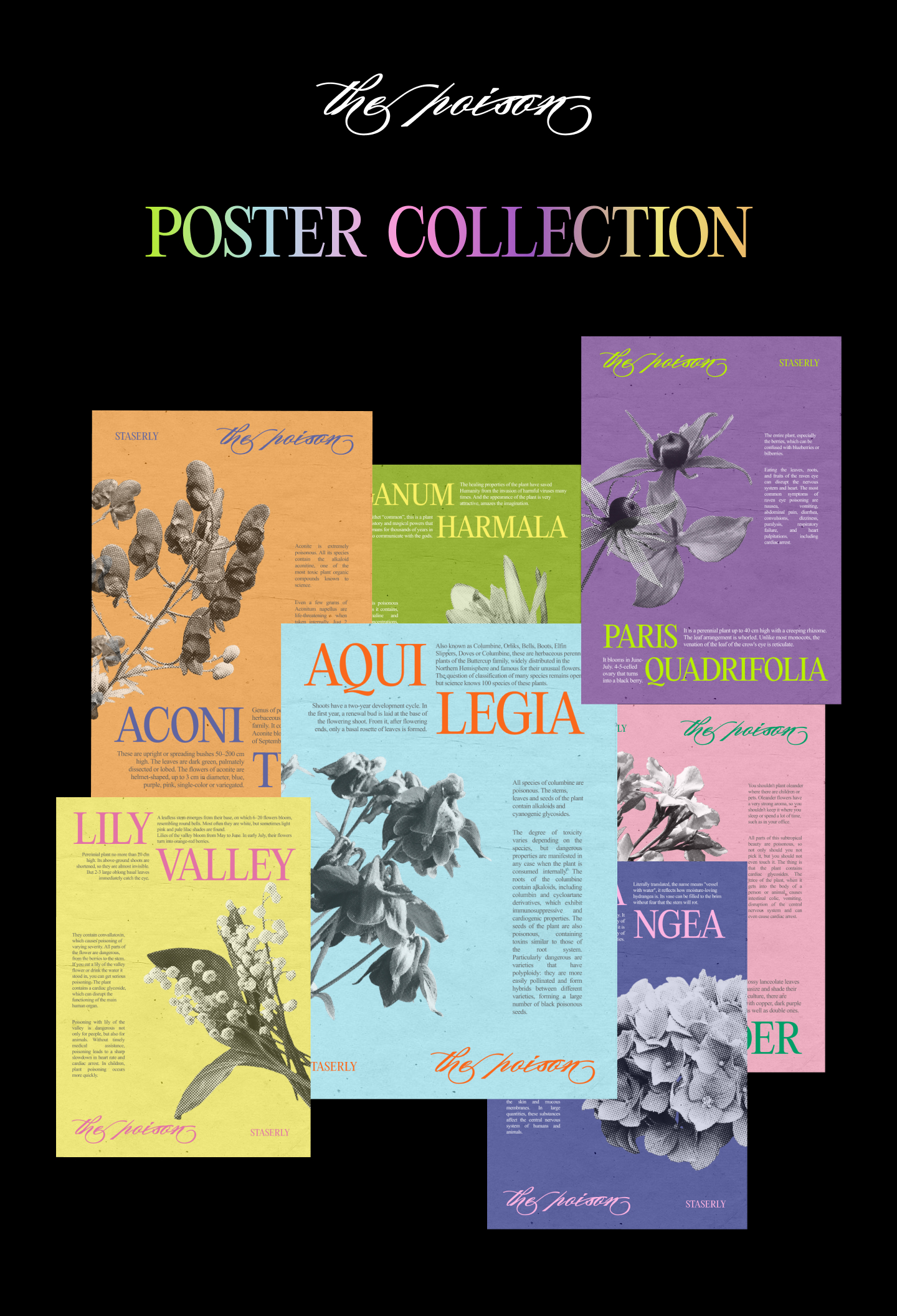 the poison | poster collection | posters design — Изображение №1 — Графика на Dprofile