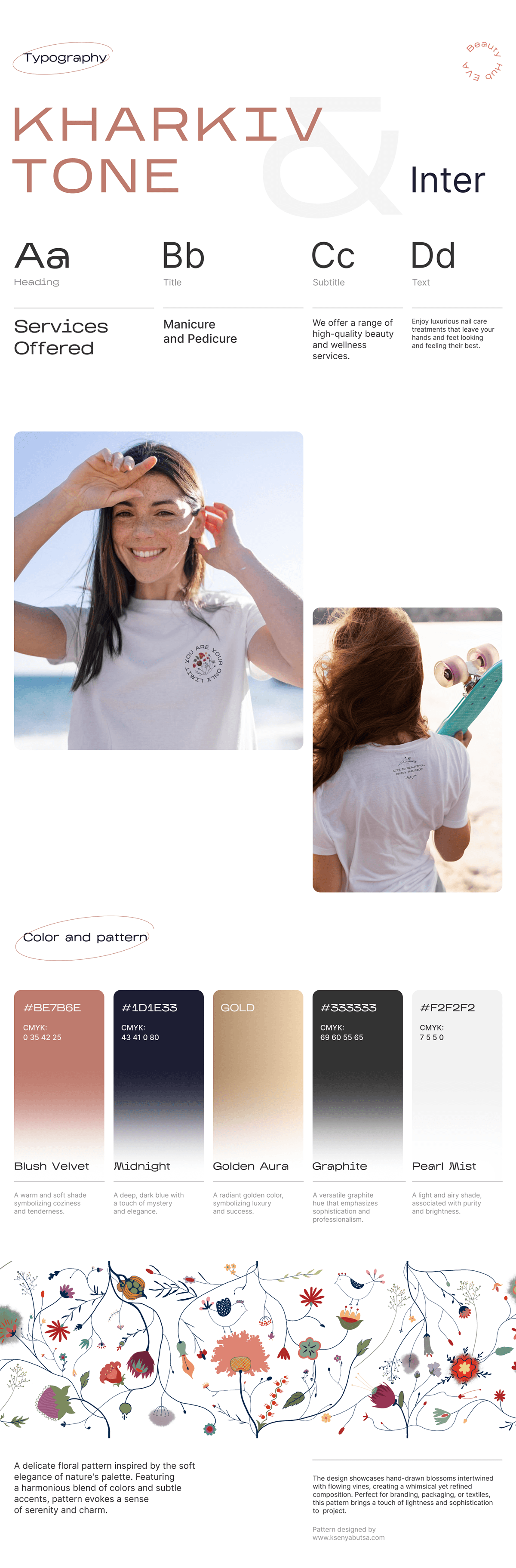 Brand design | EVA Beauty Hub — Изображение №5 — Брендинг на Dprofile