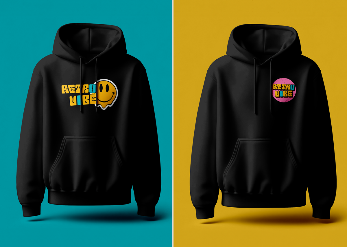 Identity for "RETRO VIBE" bar — Изображение №4 — Брендинг на Dprofile