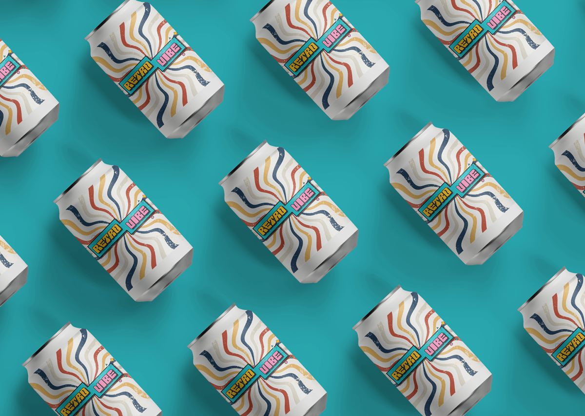 Identity for "RETRO VIBE" bar — Изображение №3 — Брендинг на Dprofile