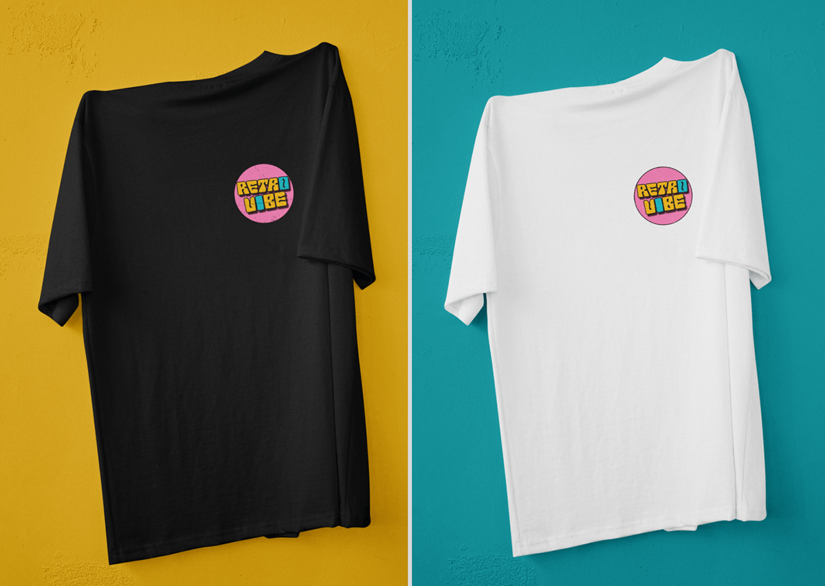 Identity for "RETRO VIBE" bar — Изображение №6 — Брендинг на Dprofile