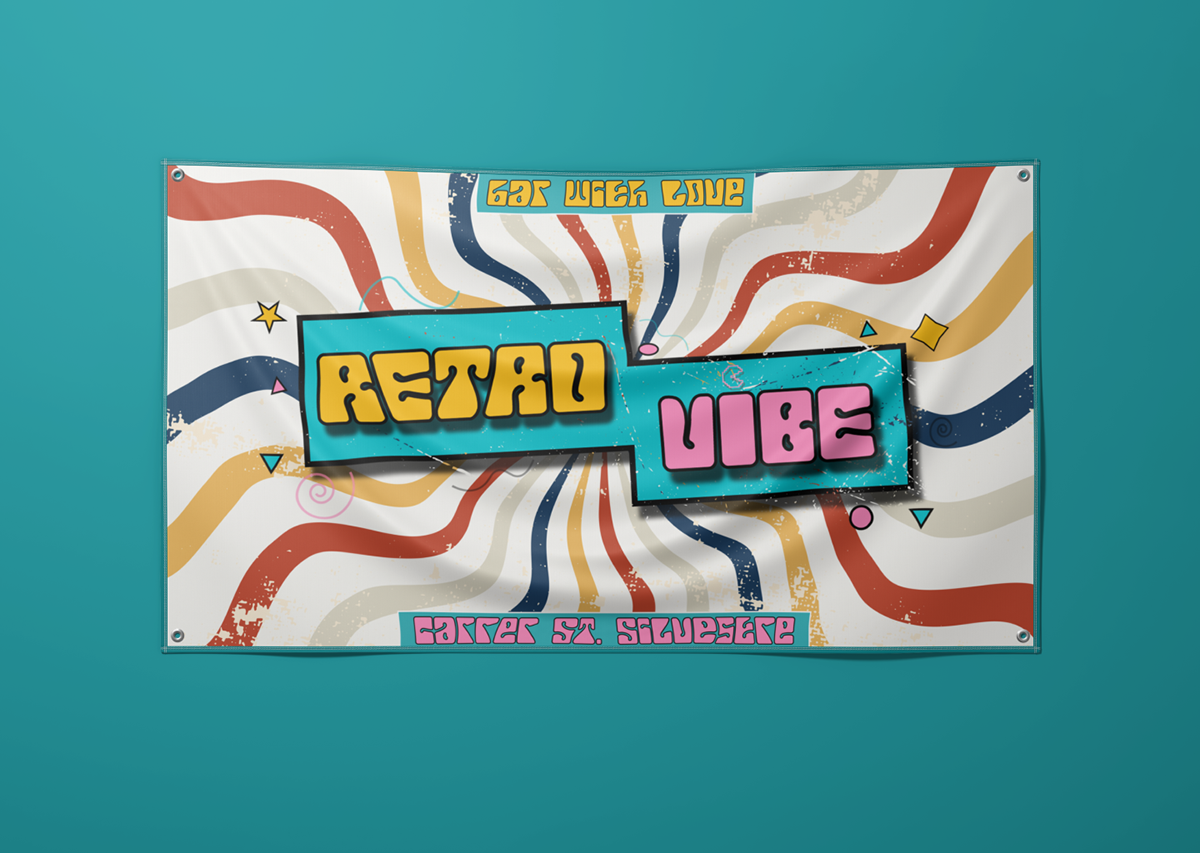 Identity for "RETRO VIBE" bar — Изображение №7 — Брендинг на Dprofile