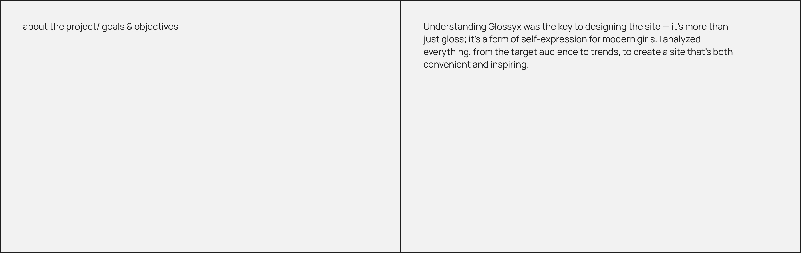 Landing page design for new collection GLOSSYX — Изображение №1 — Интерфейсы, Брендинг на Dprofile