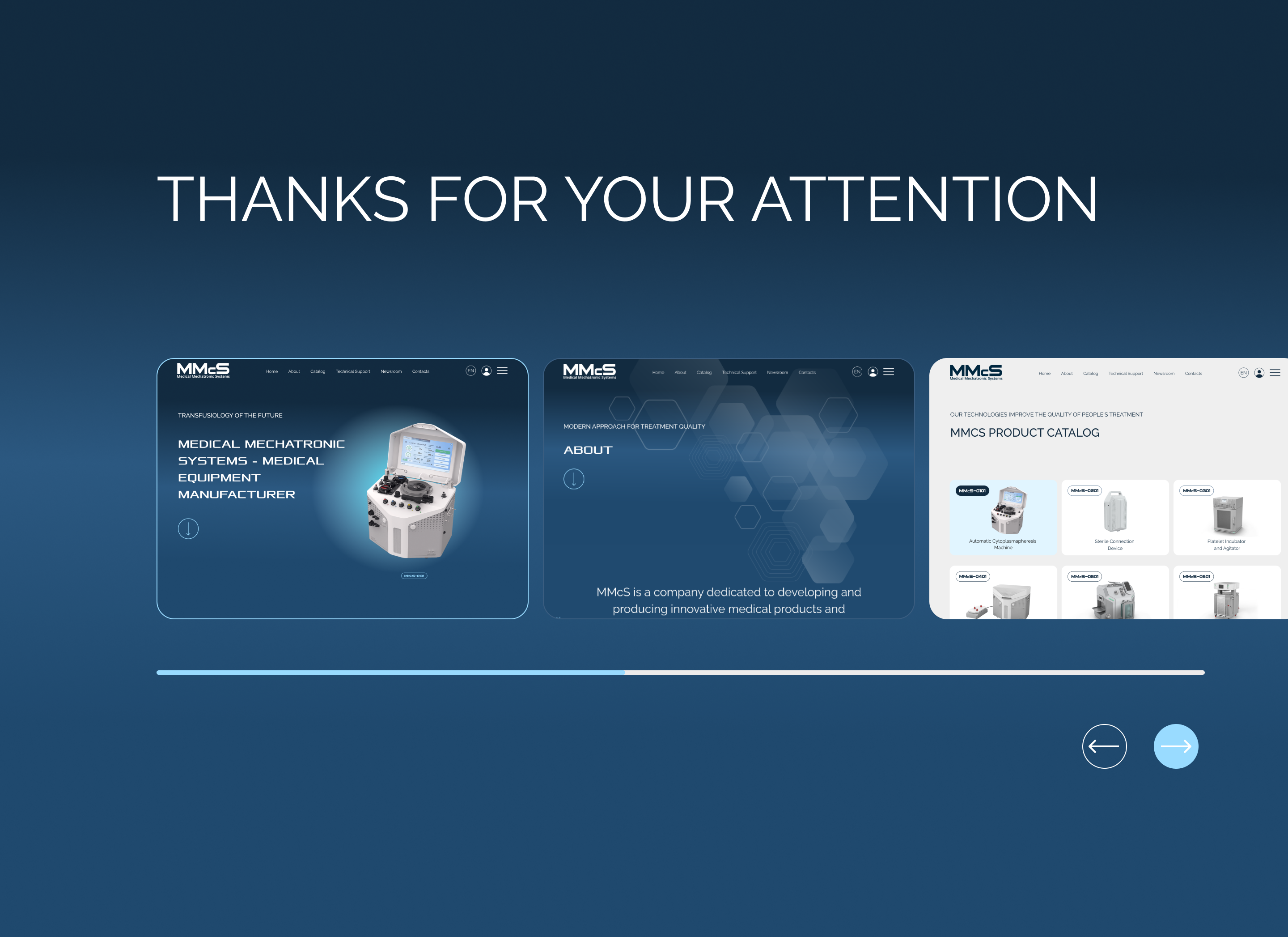 MMcS medical equipment website — Изображение №10 — Интерфейсы на Dprofile