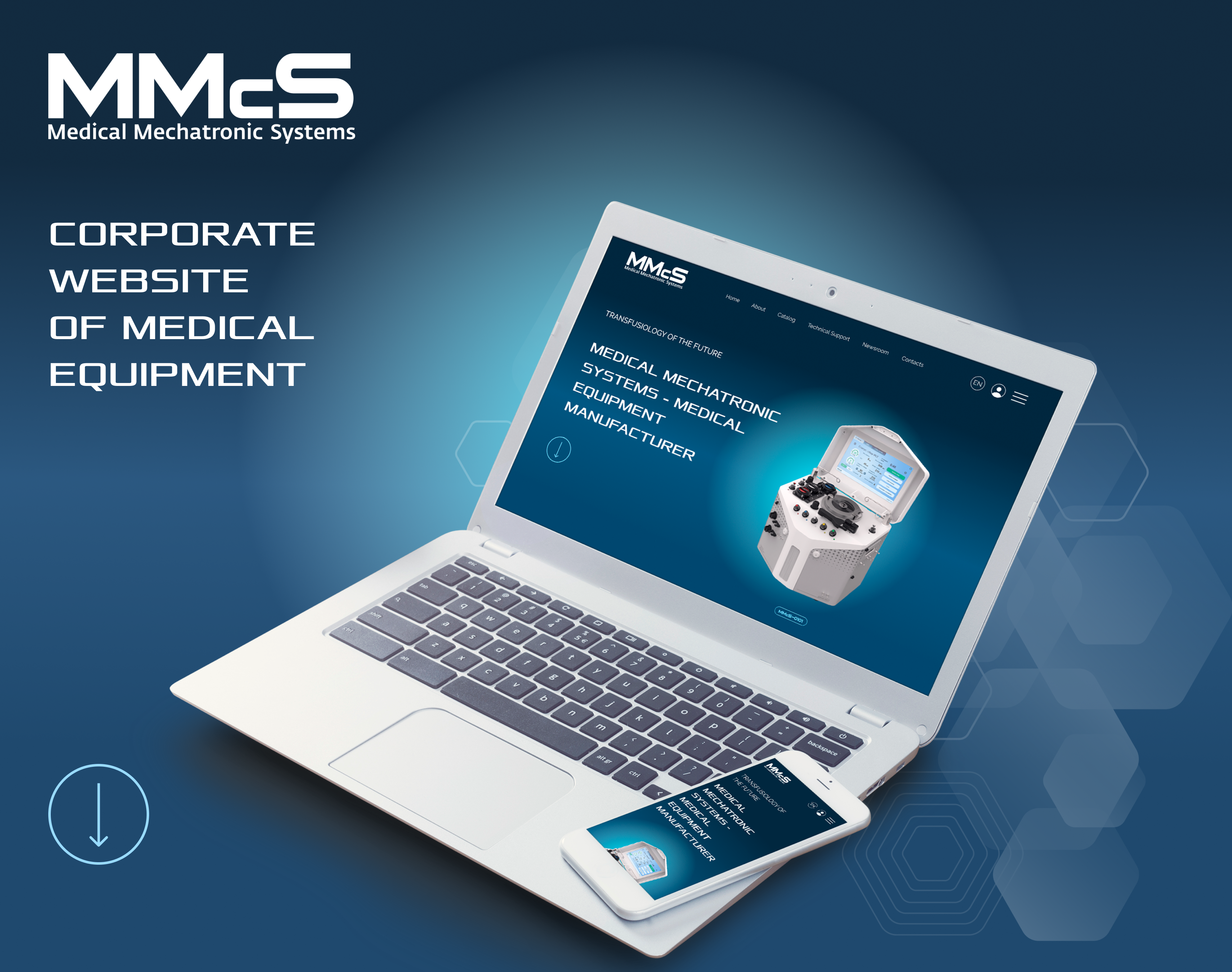 MMcS medical equipment website — Изображение №1 — Интерфейсы на Dprofile