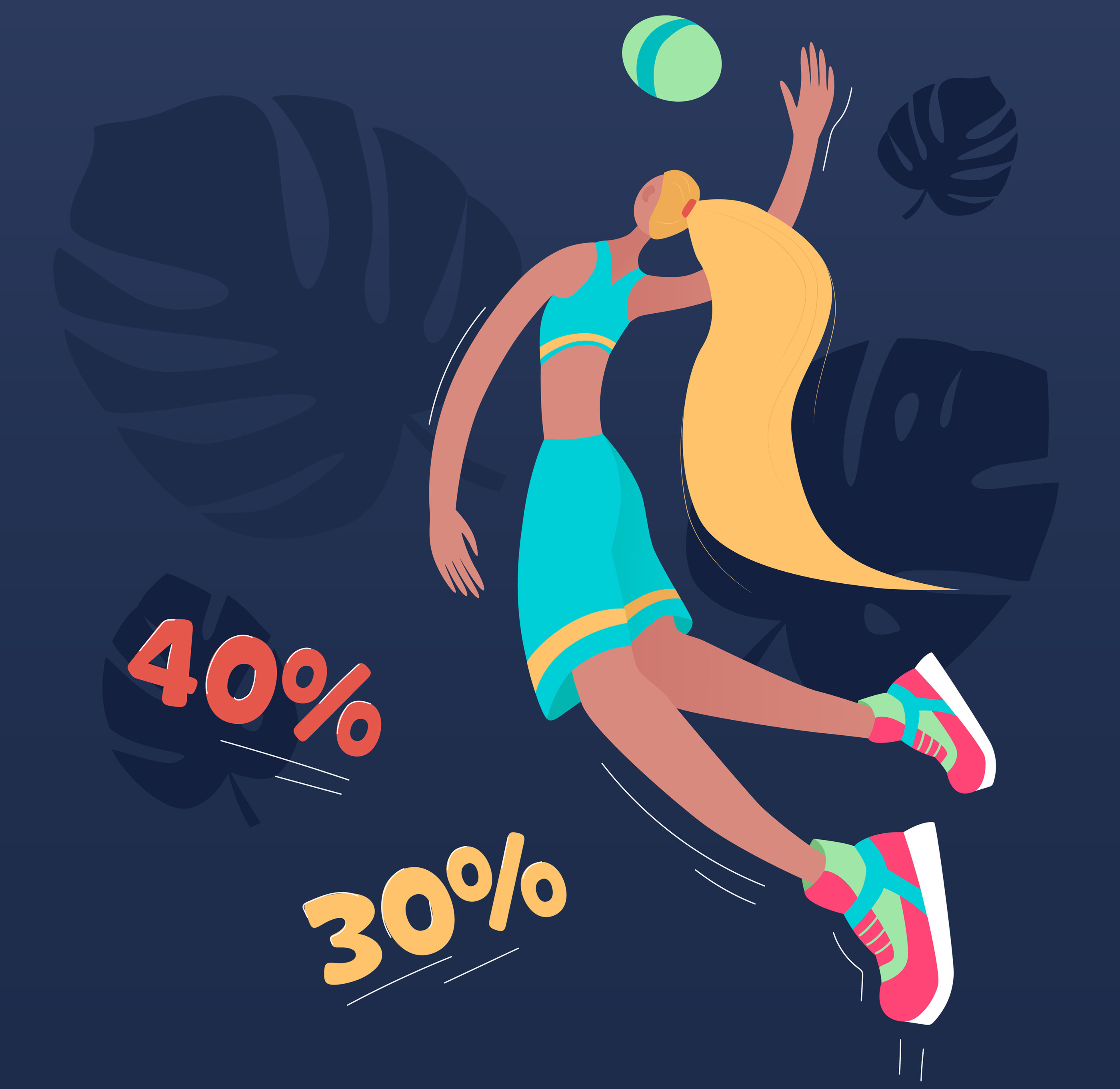 Summer sale illustration — Изображение №4 — Брендинг, Иллюстрация на Dprofile