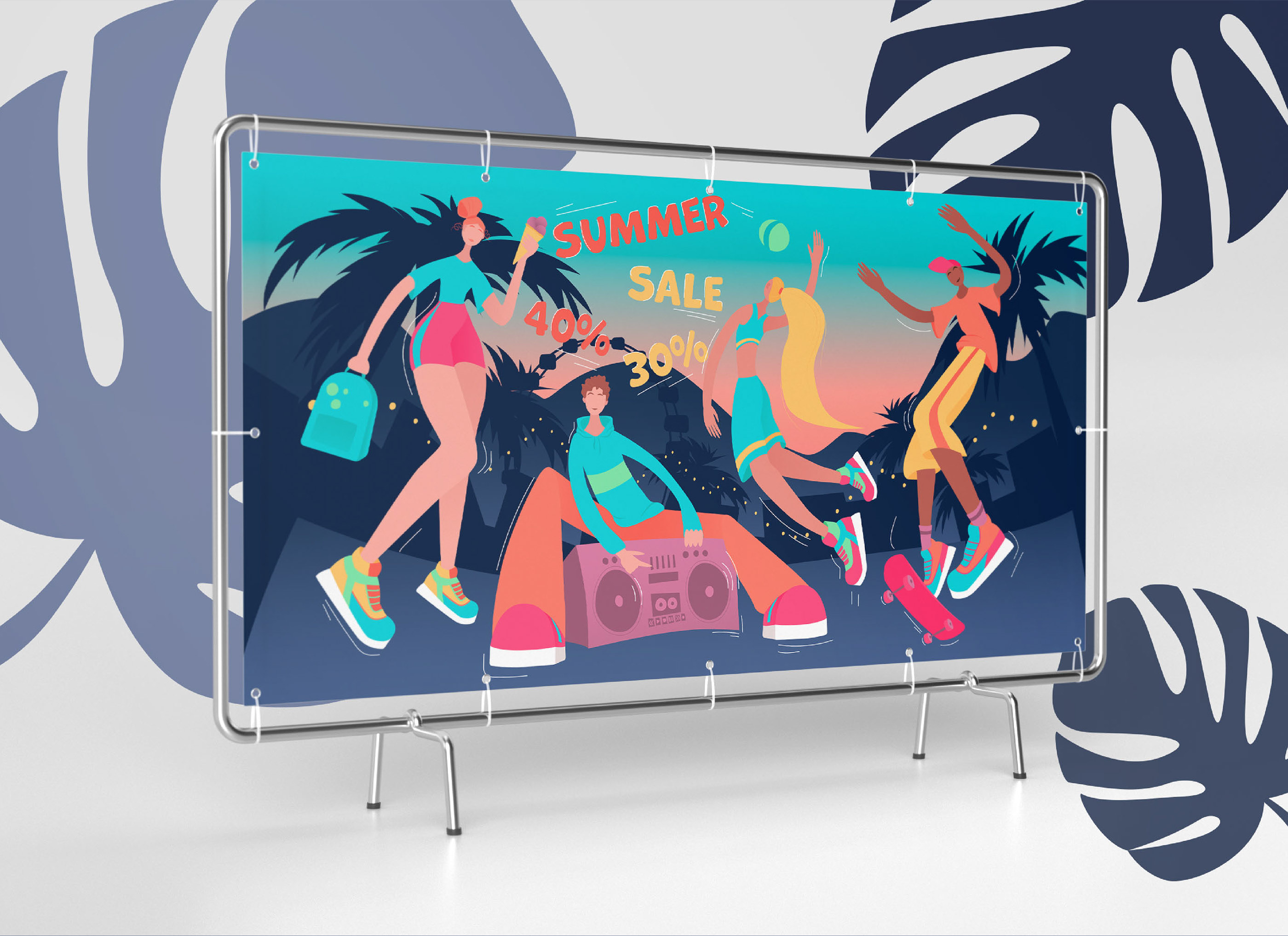 Summer sale illustration — Изображение №8 — Брендинг, Иллюстрация на Dprofile