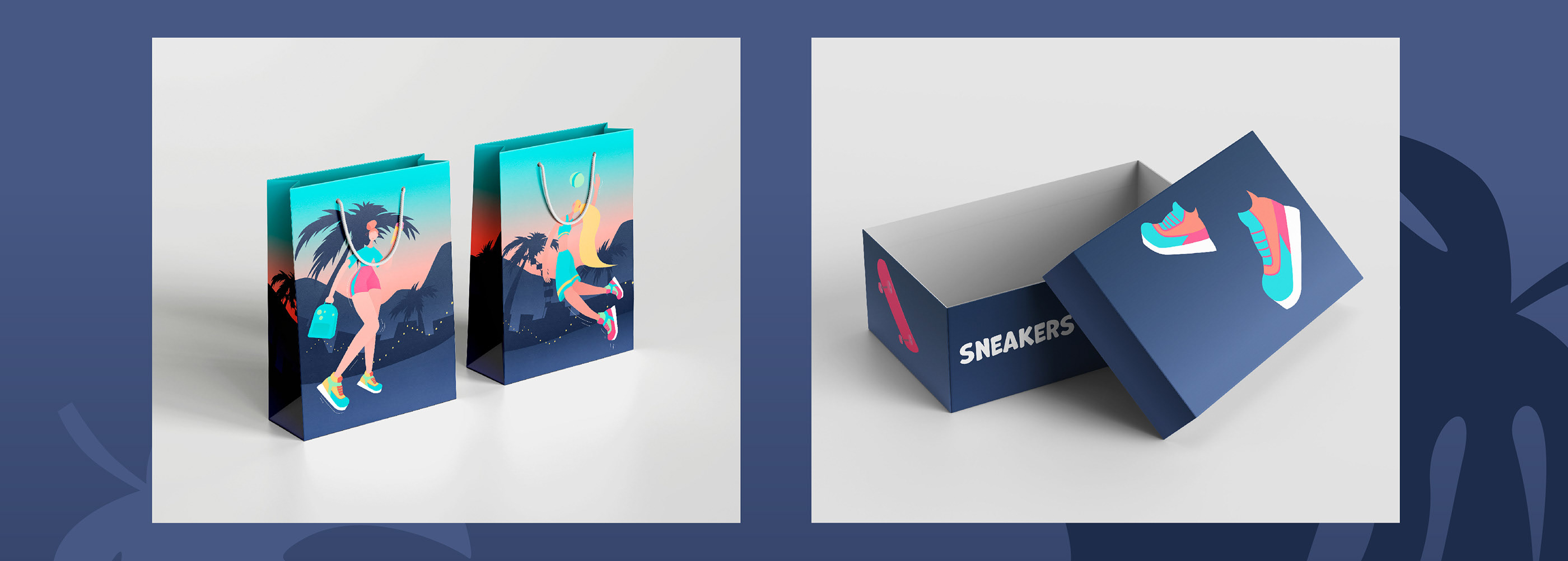 Summer sale illustration — Изображение №9 — Брендинг, Иллюстрация на Dprofile