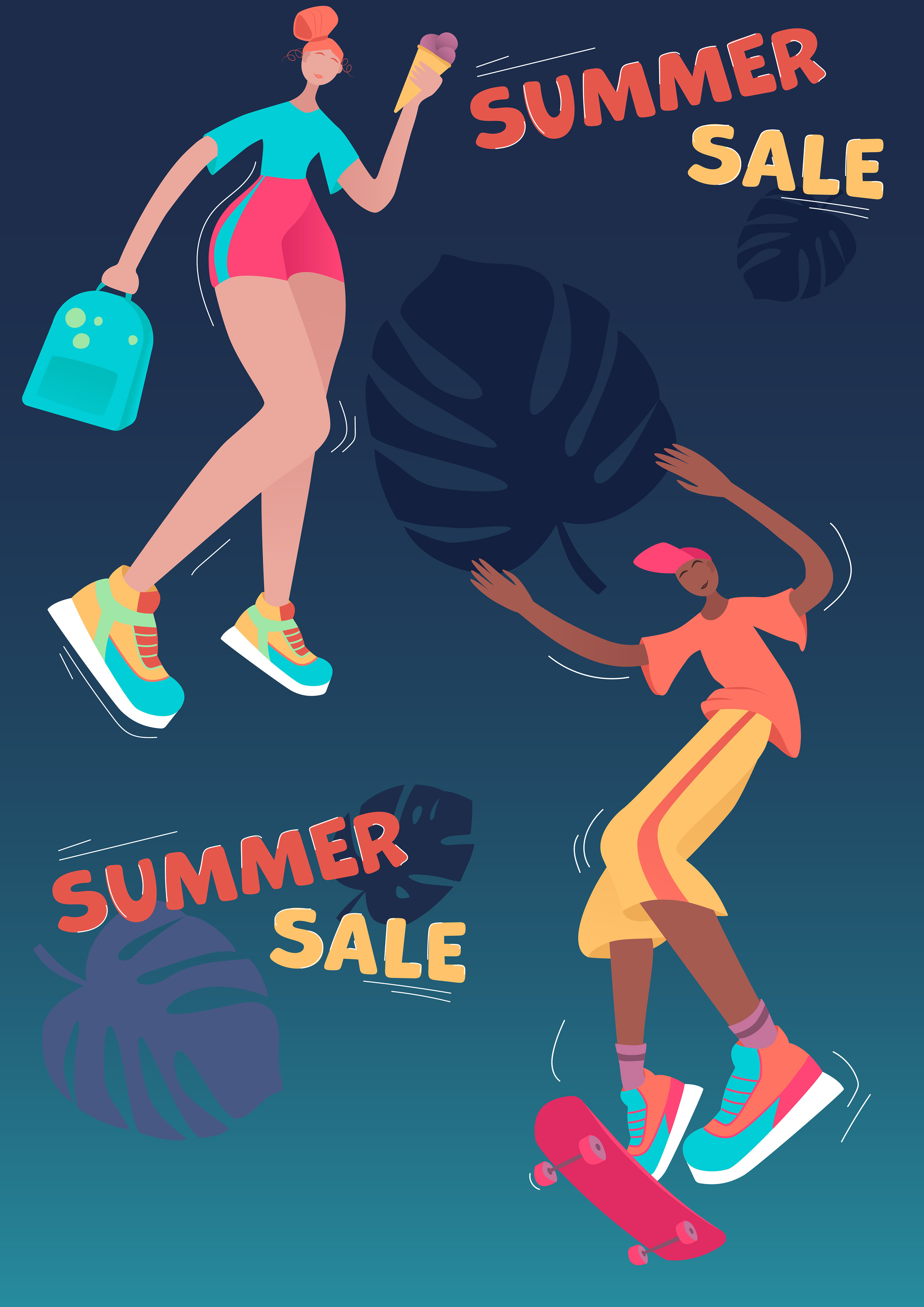 Summer sale illustration — Изображение №5 — Брендинг, Иллюстрация на Dprofile