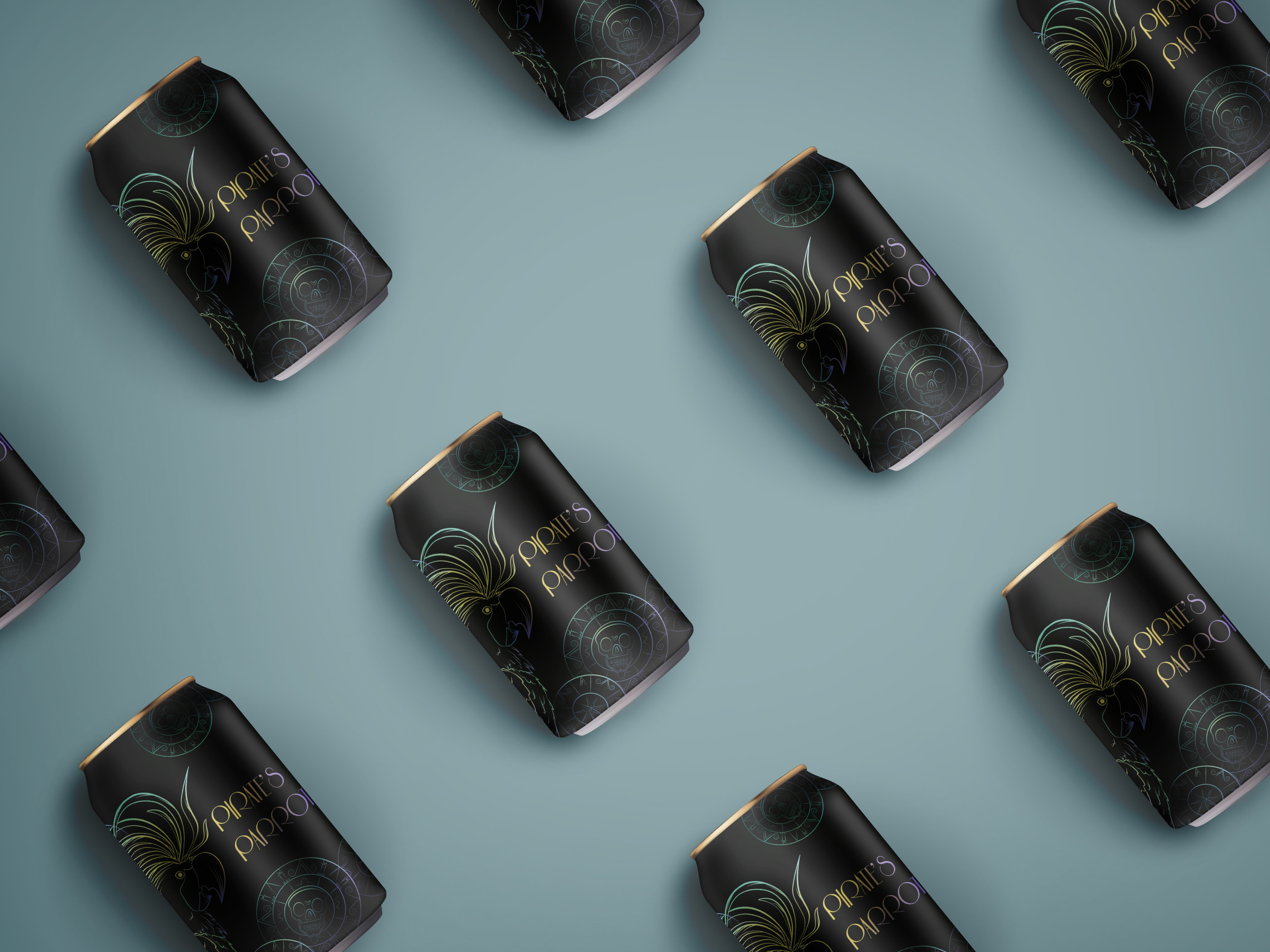 Дизайн упаковки пива "Pirate's parrot" — Изображение №1 — Брендинг, Иллюстрация на Dprofile