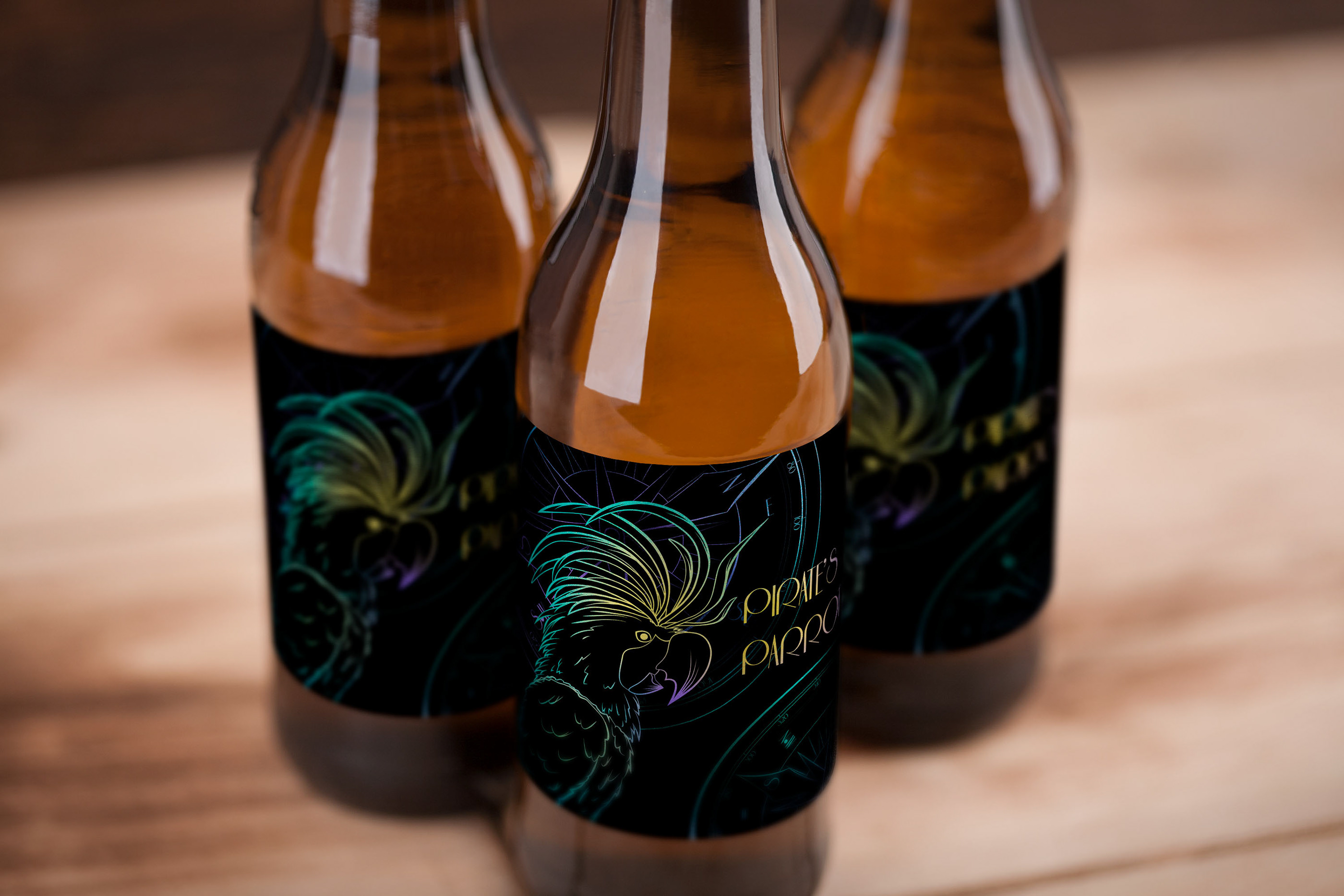 Дизайн упаковки пива "Pirate's parrot" — Изображение №10 — Брендинг, Иллюстрация на Dprofile