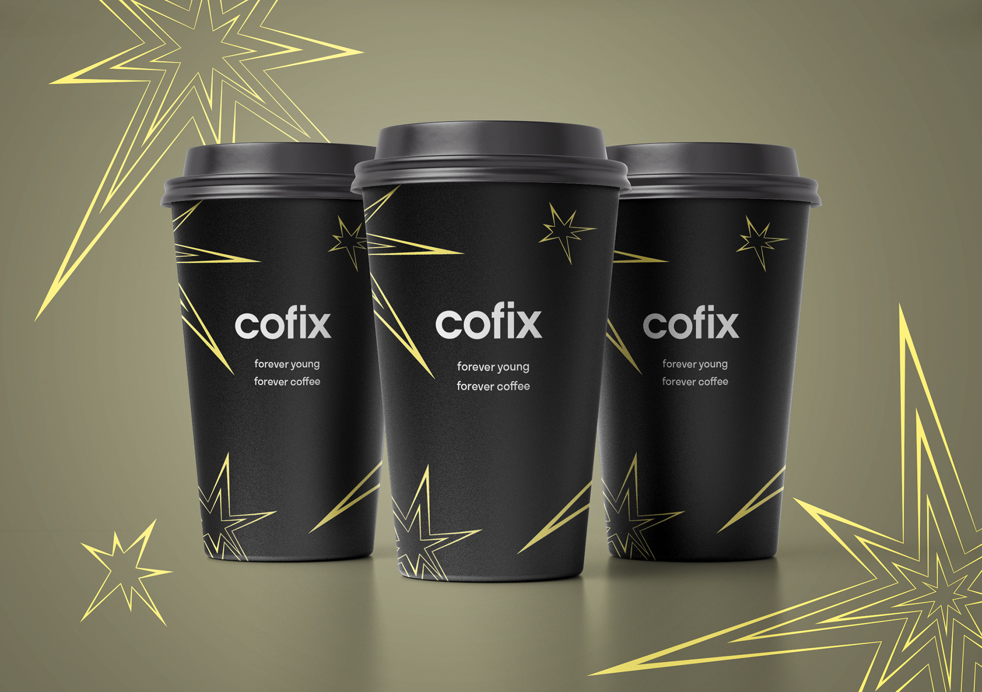 Дизайн упаковки стакана для бренда Cofix — Изображение №11 — Брендинг, Иллюстрация на Dprofile