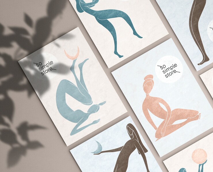 Айдентика для магазина женской одежды — Брендинг, Иллюстрация на Dprofile