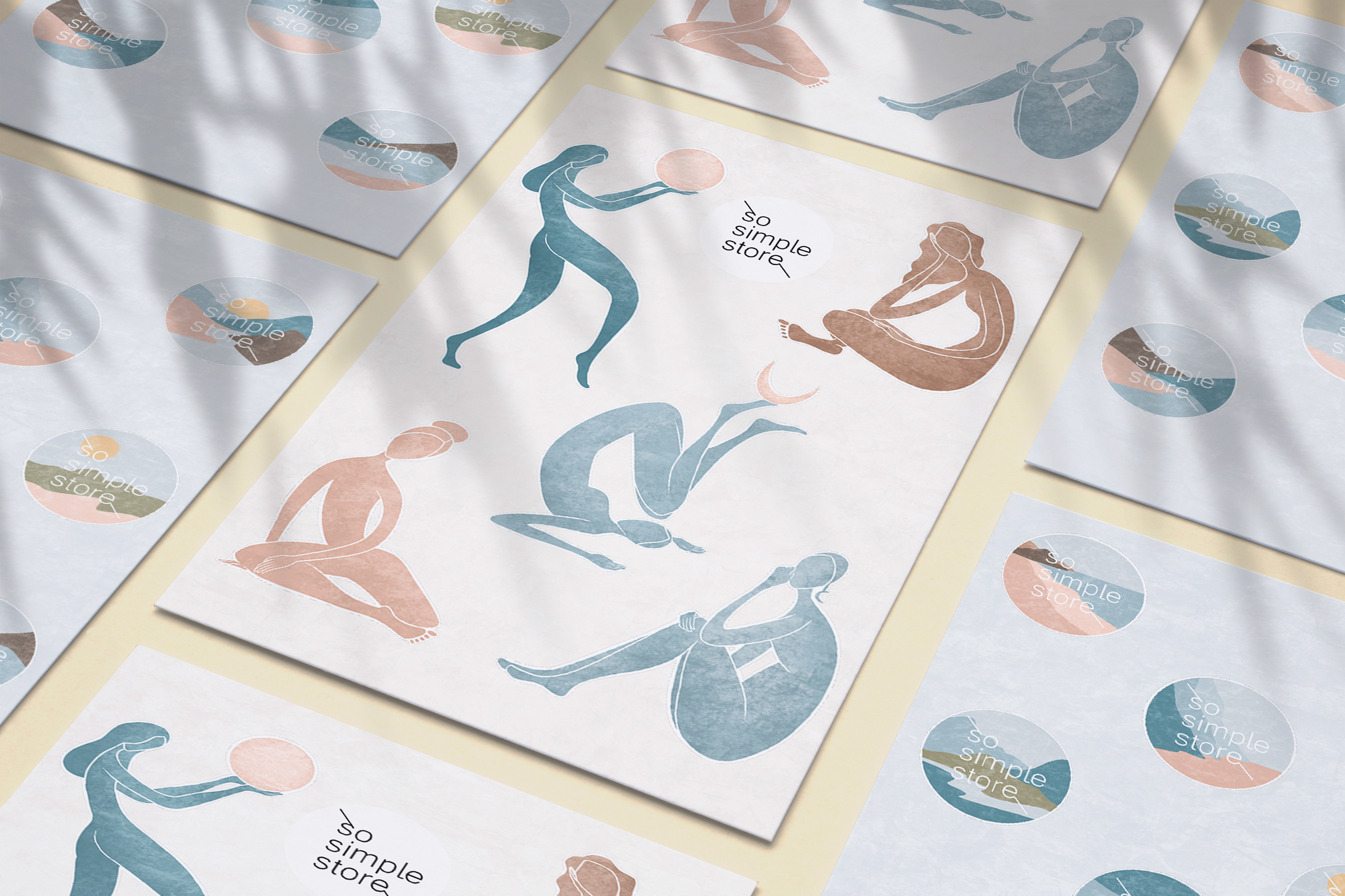 Айдентика для магазина женской одежды — Изображение №47 — Брендинг, Иллюстрация на Dprofile