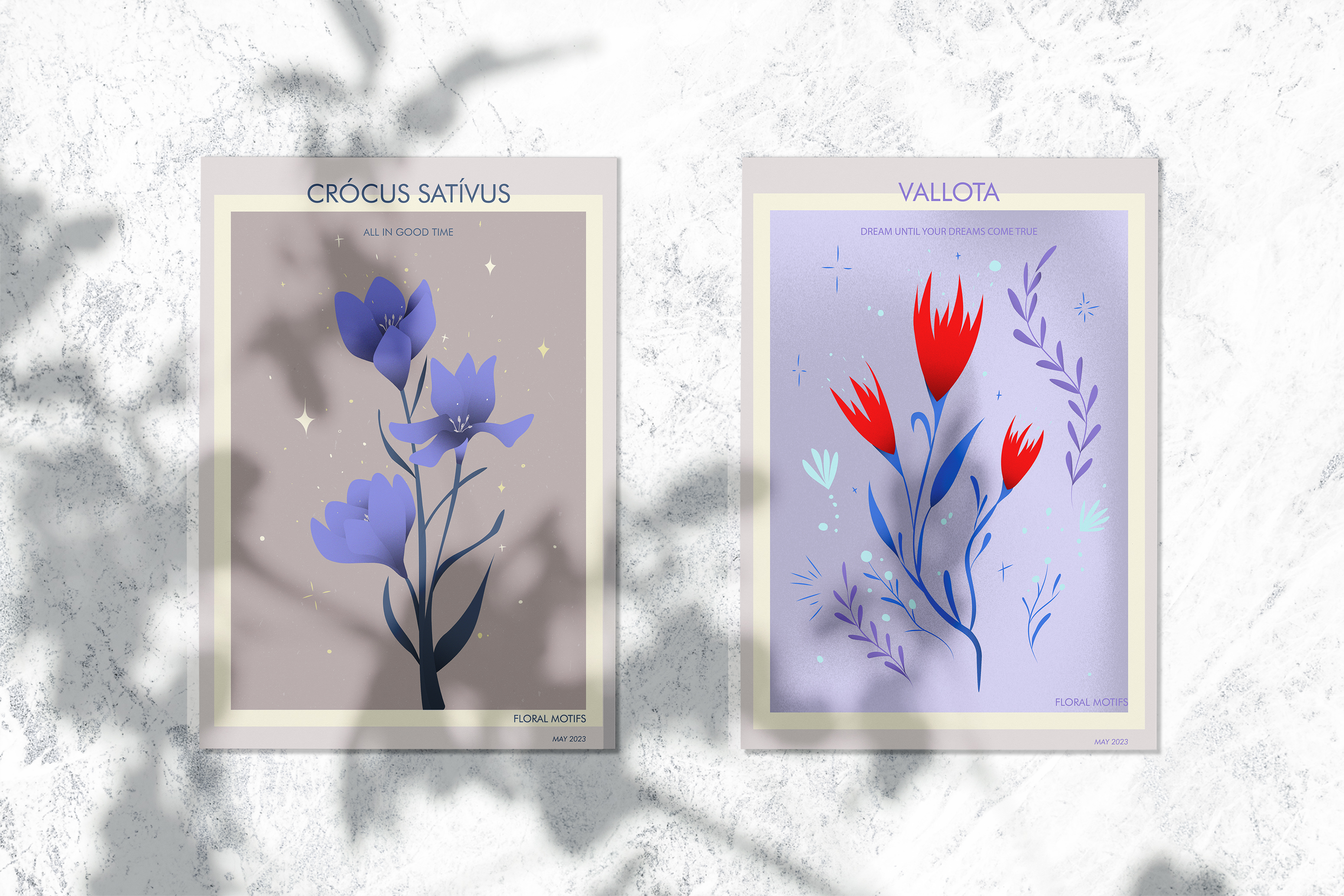 Flower posters — Изображение №13 — Иллюстрация, Графика на Dprofile