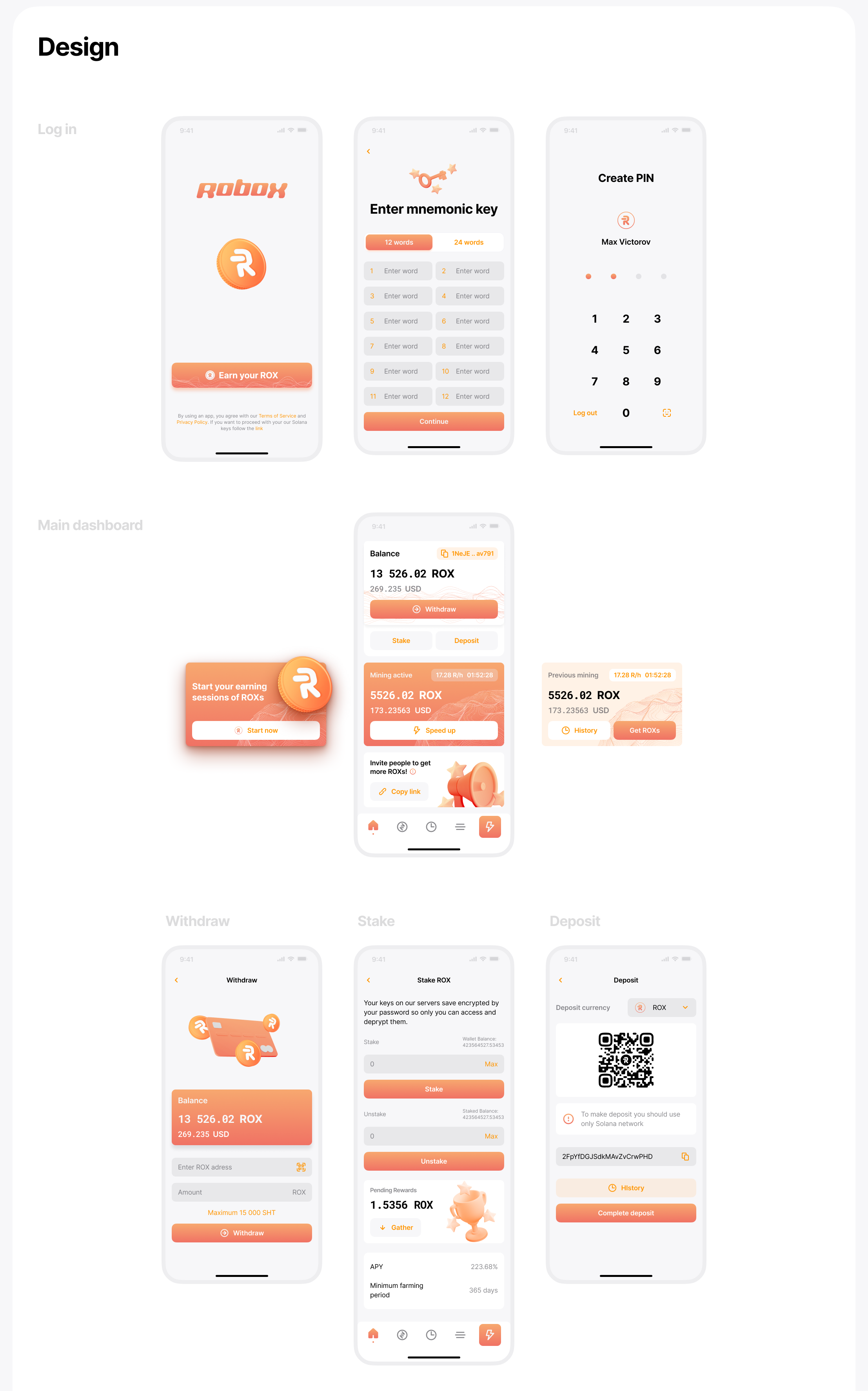 RoboX – App, Landing and Logo — Изображение №2 — Интерфейсы на Dprofile