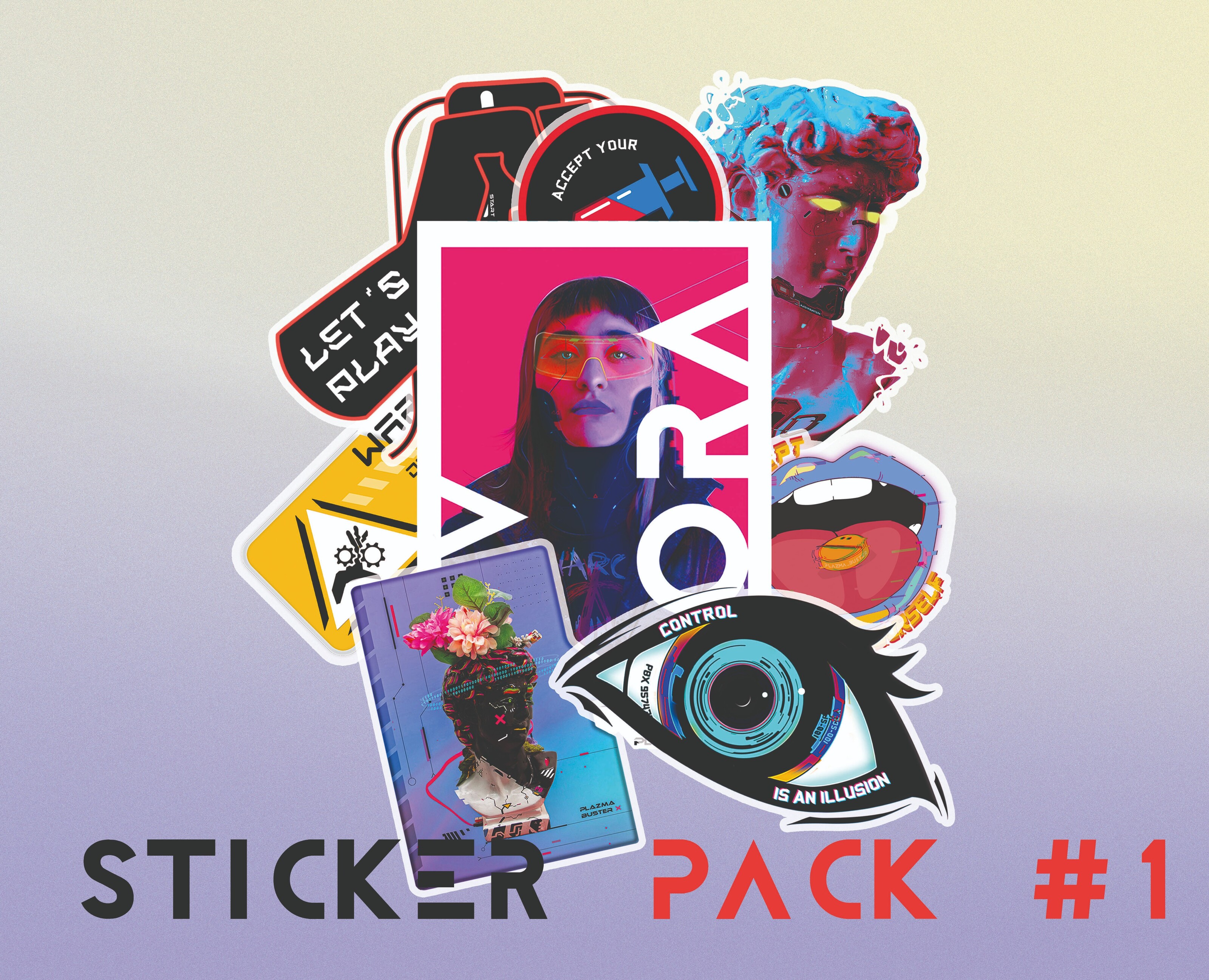 Sticker Pack prototype#1 — Брендинг на Dprofile
