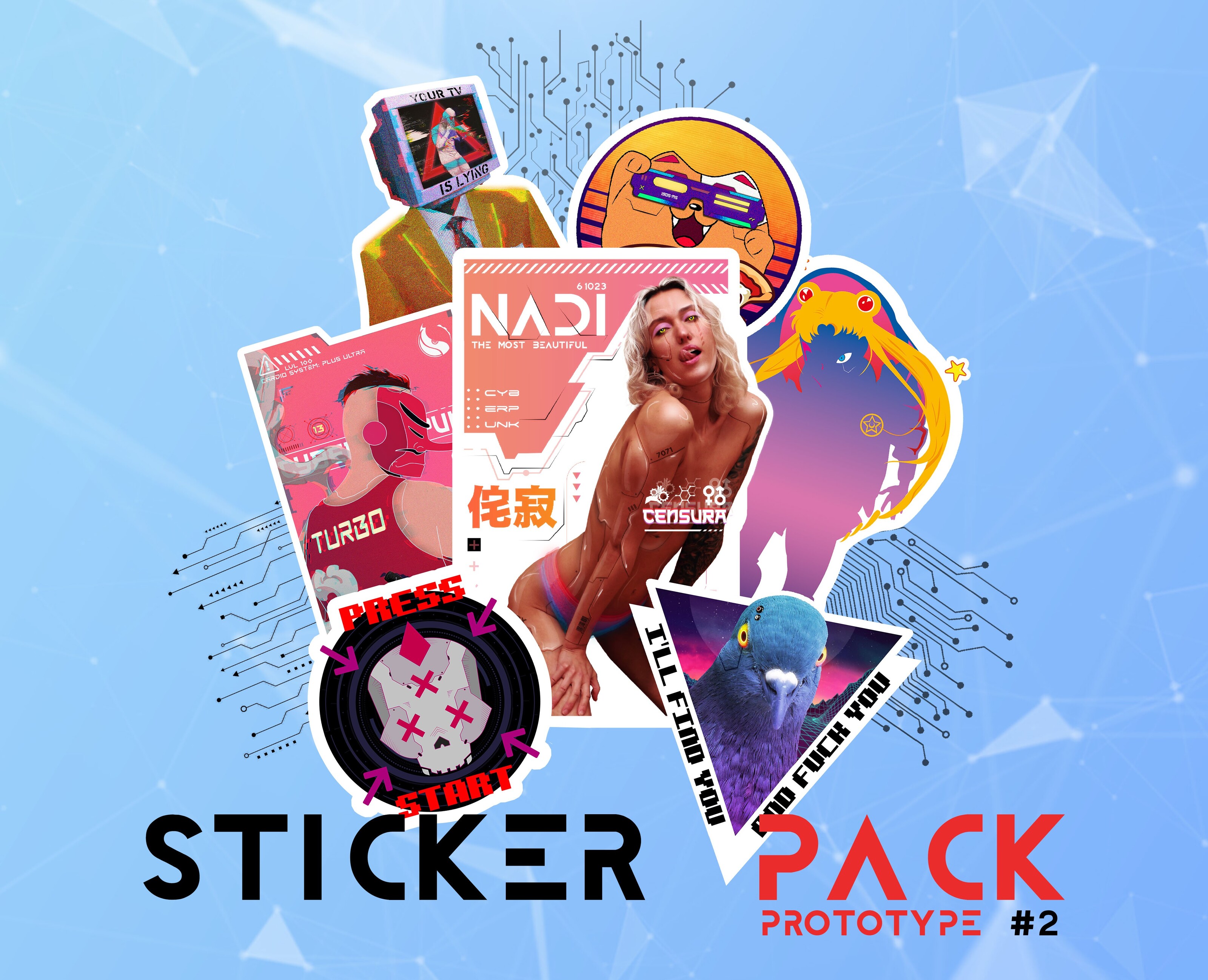 Sticker pack#2 — Брендинг на Dprofile