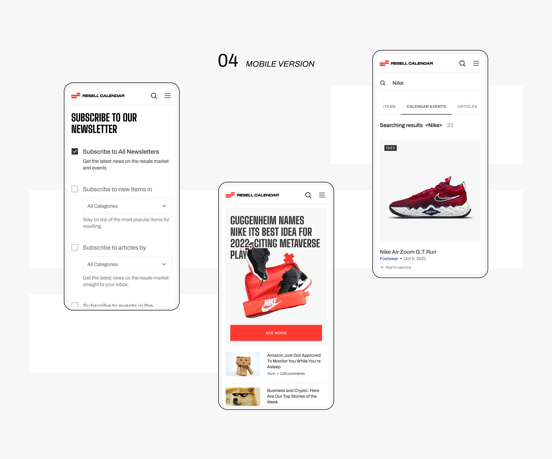 Resell Calendar - Website Design — Изображение №10 — Интерфейсы на Dprofile