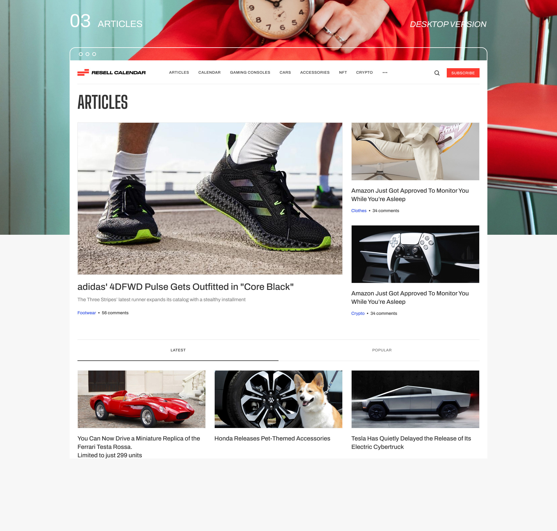 Resell Calendar - Website Design — Изображение №9 — Интерфейсы на Dprofile