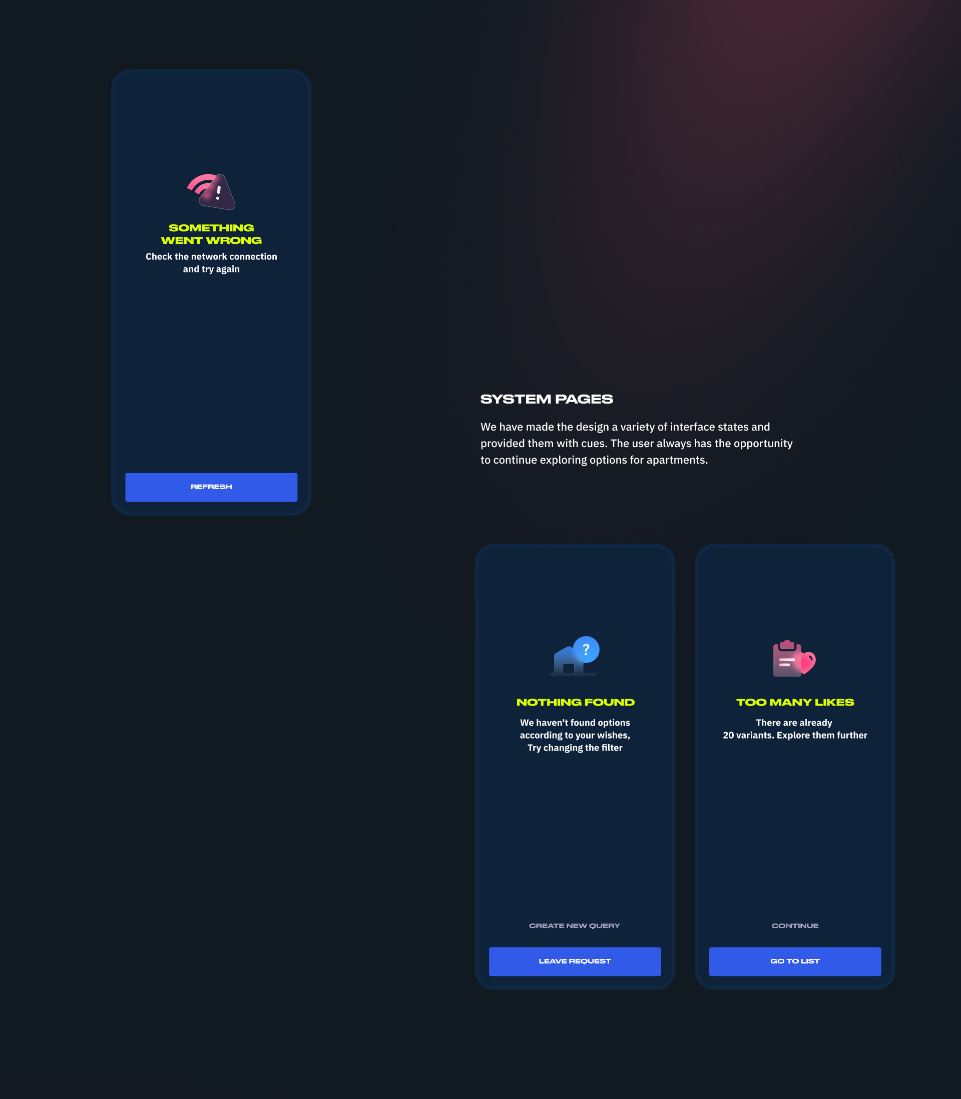 Living – UX/UI for property advisor app — Изображение №7 — Интерфейсы, Иллюстрация на Dprofile