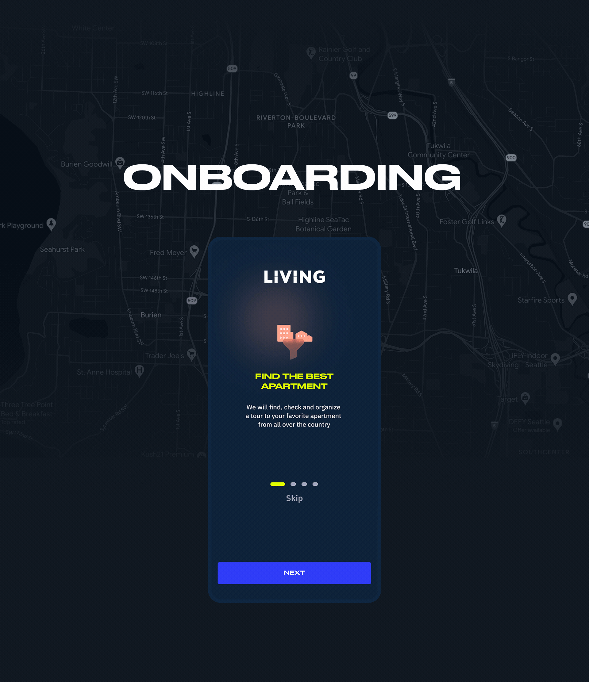 Living – UX/UI for property advisor app — Изображение №5 — Интерфейсы, Иллюстрация на Dprofile