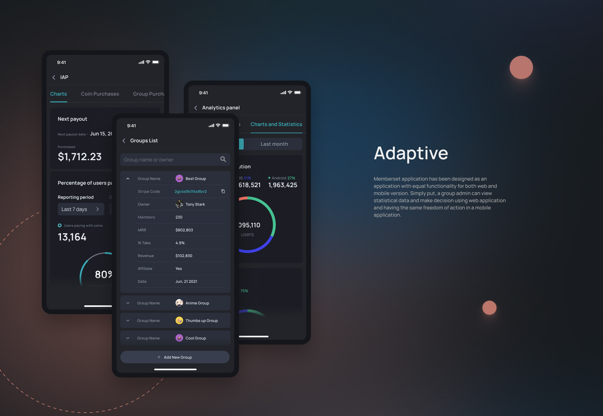 UX/UI-дизайн для  Memberset App — Изображение №17 — Интерфейсы на Dprofile
