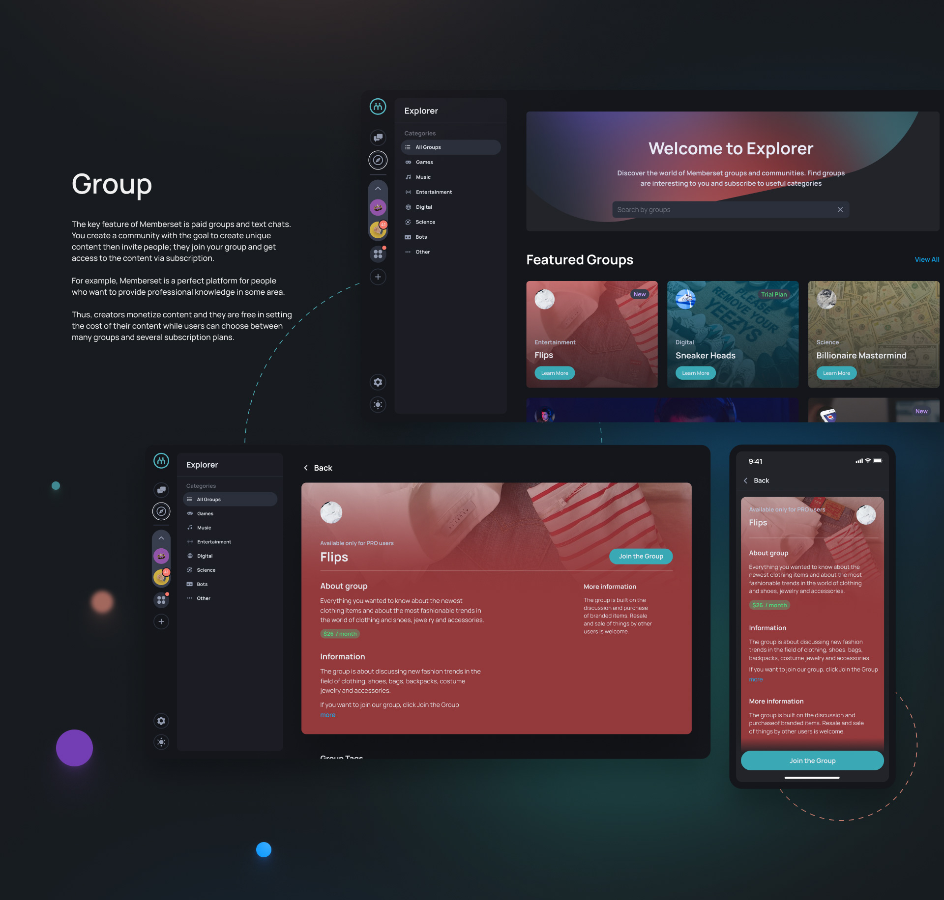 UX/UI-дизайн для  Memberset App — Изображение №8 — Интерфейсы на Dprofile