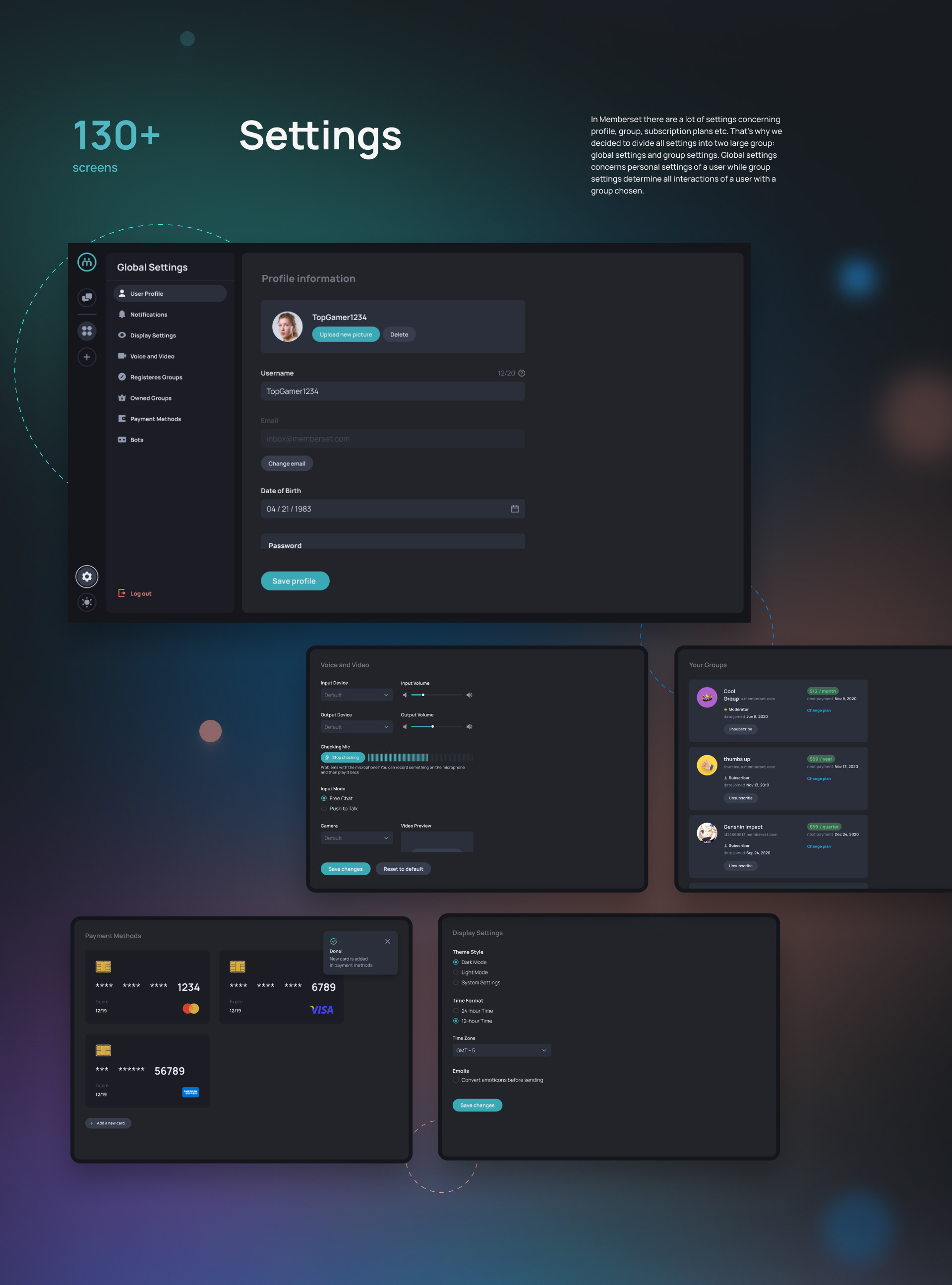 UX/UI-дизайн для  Memberset App — Изображение №22 — Интерфейсы на Dprofile