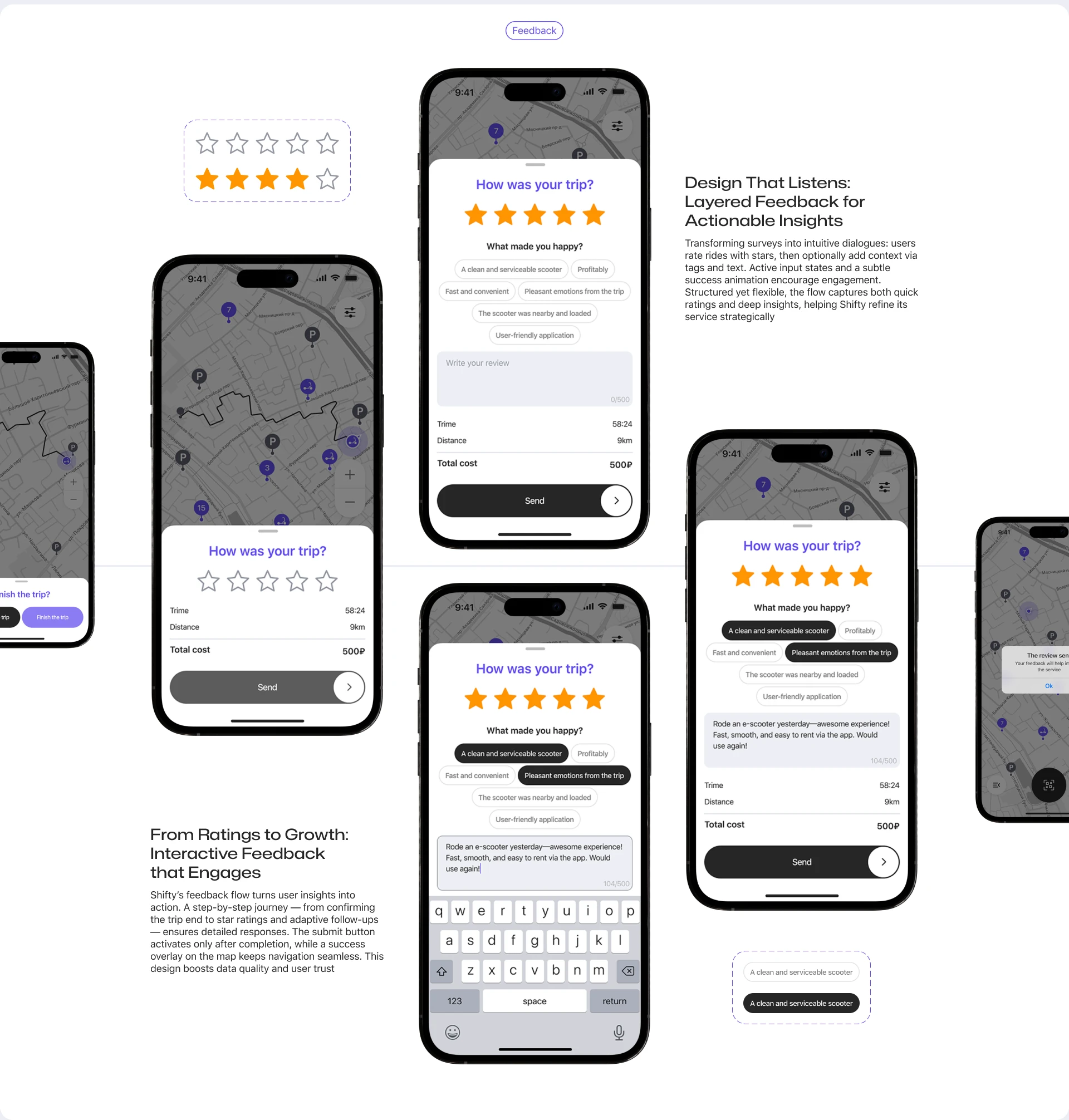 Shifty | scooter rental service UX&UI — Изображение №9 — Интерфейсы на Dprofile
