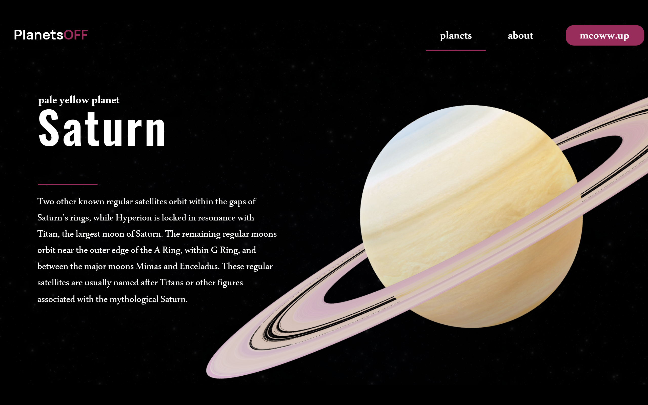 PlanetsOFF — Изображение №10 — Интерфейсы, Анимация на Dprofile