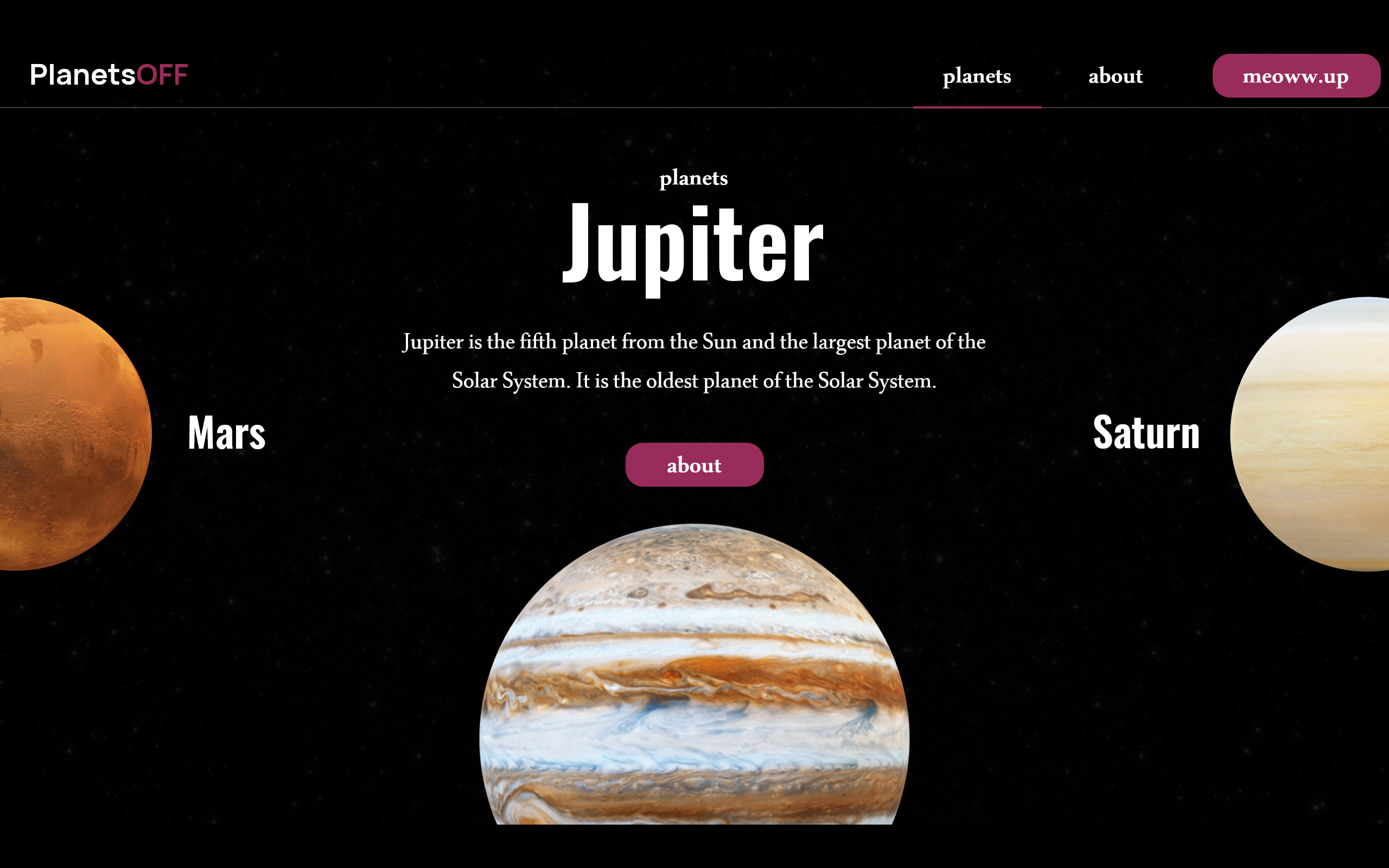 PlanetsOFF — Изображение №7 — Интерфейсы, Анимация на Dprofile